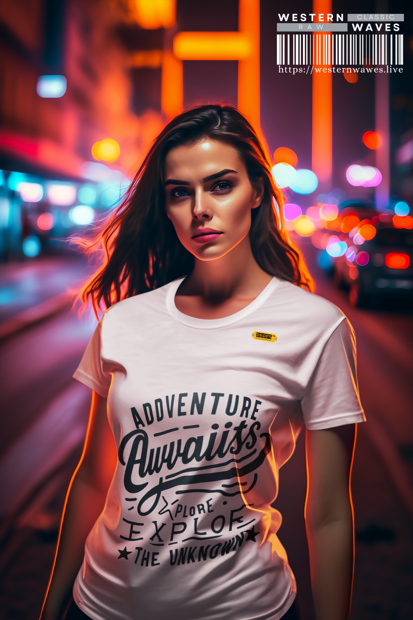 Unisex Suede T-Shirt_ N8* Series USSTSHIRT PT2WW002_ Limited Edition Casual Elegance by WesternWaves: