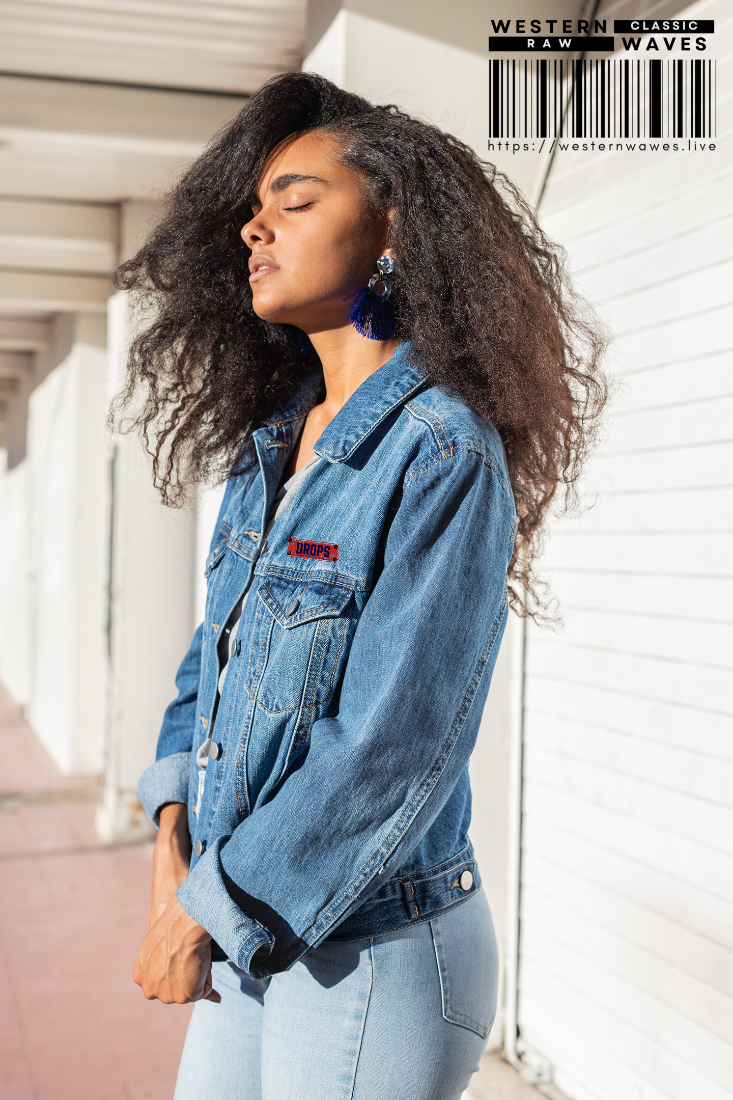 Unisex Denim Jacket_ N8* Series USDNIMJKT PT2WW001_ Limited Edition Trendy Denim Outerwear by WesternWaves: