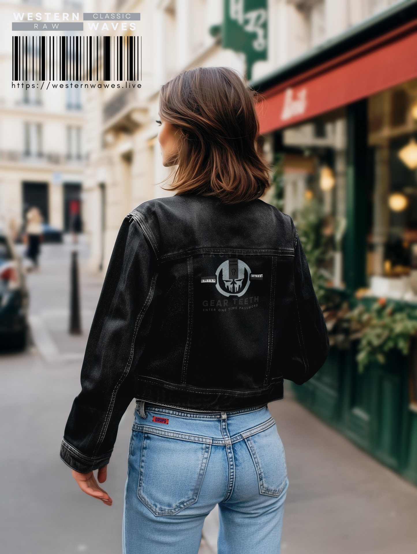 Unisex Denim Jacket_ N8* Series USDNIMJKT PT2WW001_ Limited Edition Trendy Denim Outerwear by WesternWaves: