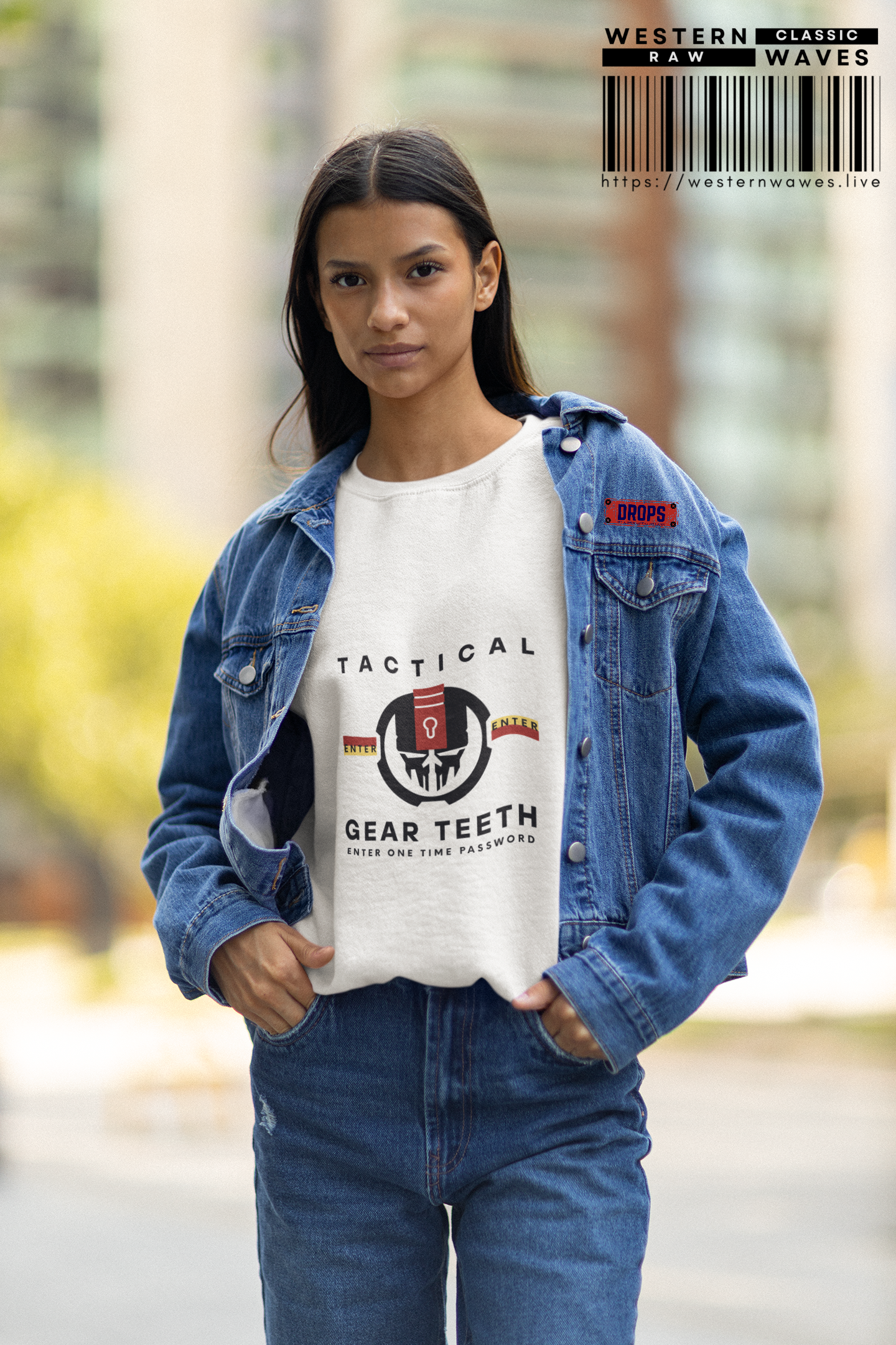 Unisex Denim Jacket_ N8* Series USDNIMJKT PT2WW001_ Limited Edition Trendy Denim Outerwear by WesternWaves:
