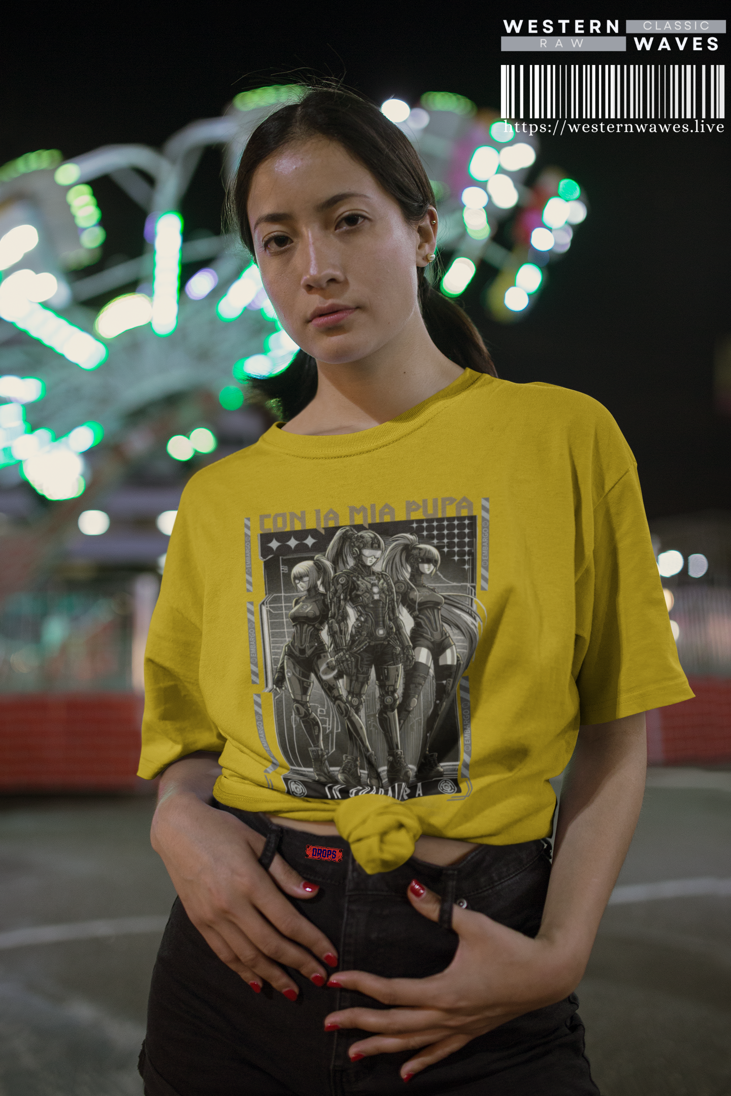 Unisex Organic T-Shirt_ Series UWD 040*_ Limited Edition Casual Wear by WesternWaves: