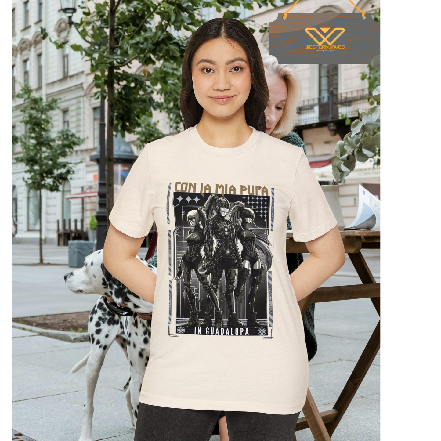 Unisex Organic T-Shirt_ Series UWD 040*_ Limited Edition Casual Wear by WesternWaves: