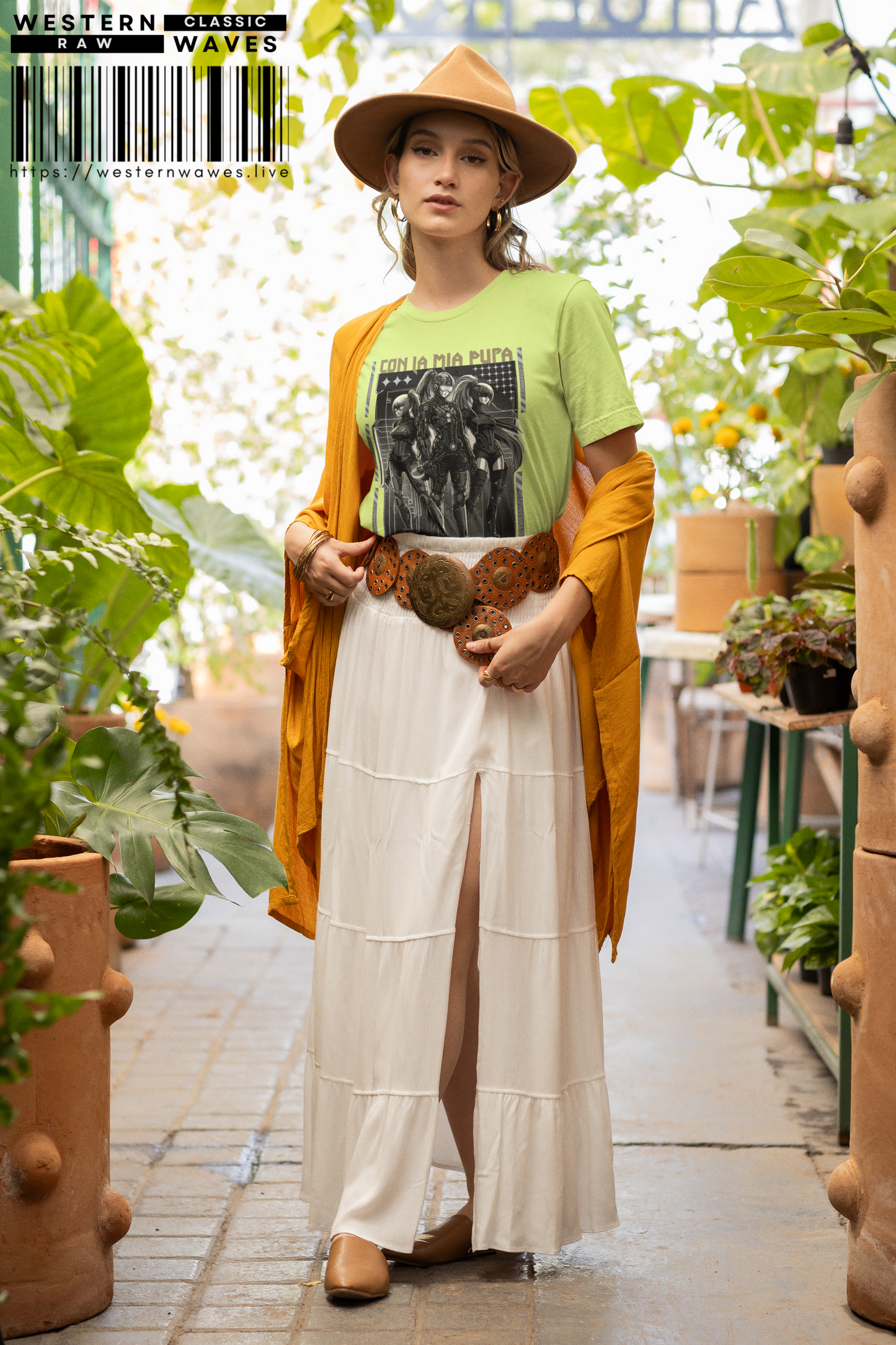 Unisex Organic T-Shirt_ Series UWD 040*_ Limited Edition Casual Wear by WesternWaves: