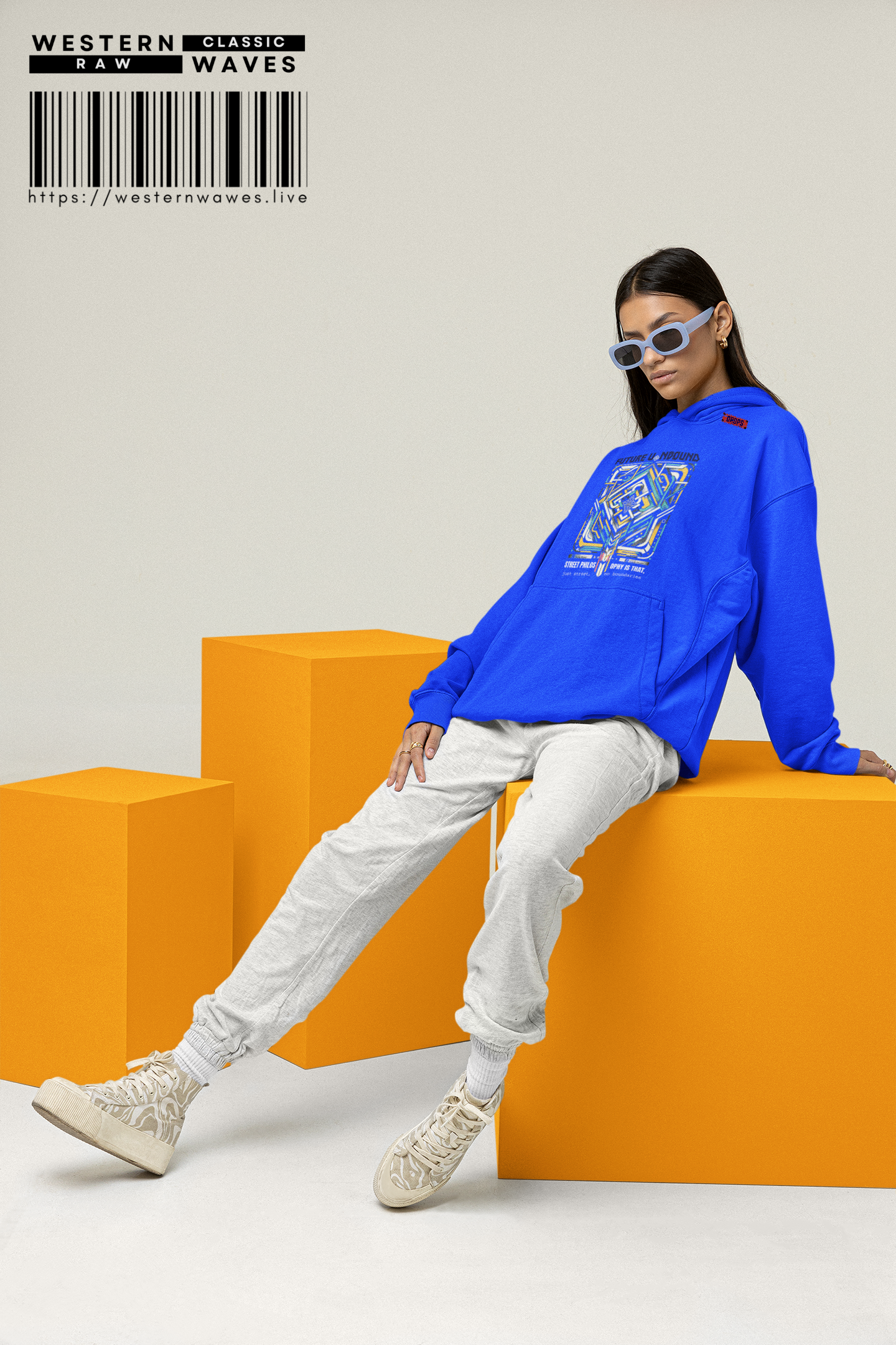 Unisex Full Zip Hoodie_ Series UWD 042_ Limited Edition Unisex Zip-Up Sweater by WesternWaves: