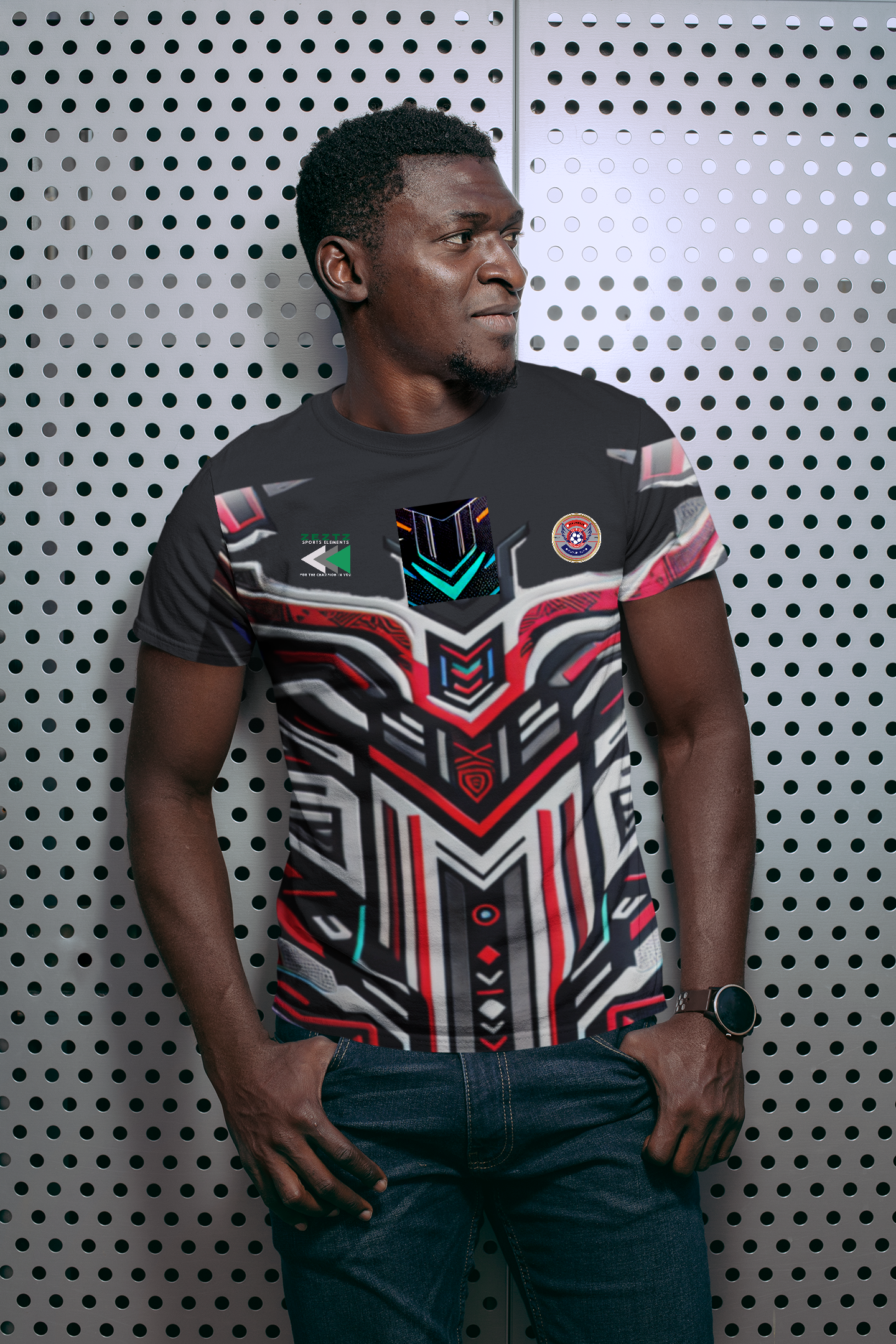 Men's Sports Jersey_ Series UWD 063_ Limited Edition Stylish Soccer T-shirt by WesternWaves:
