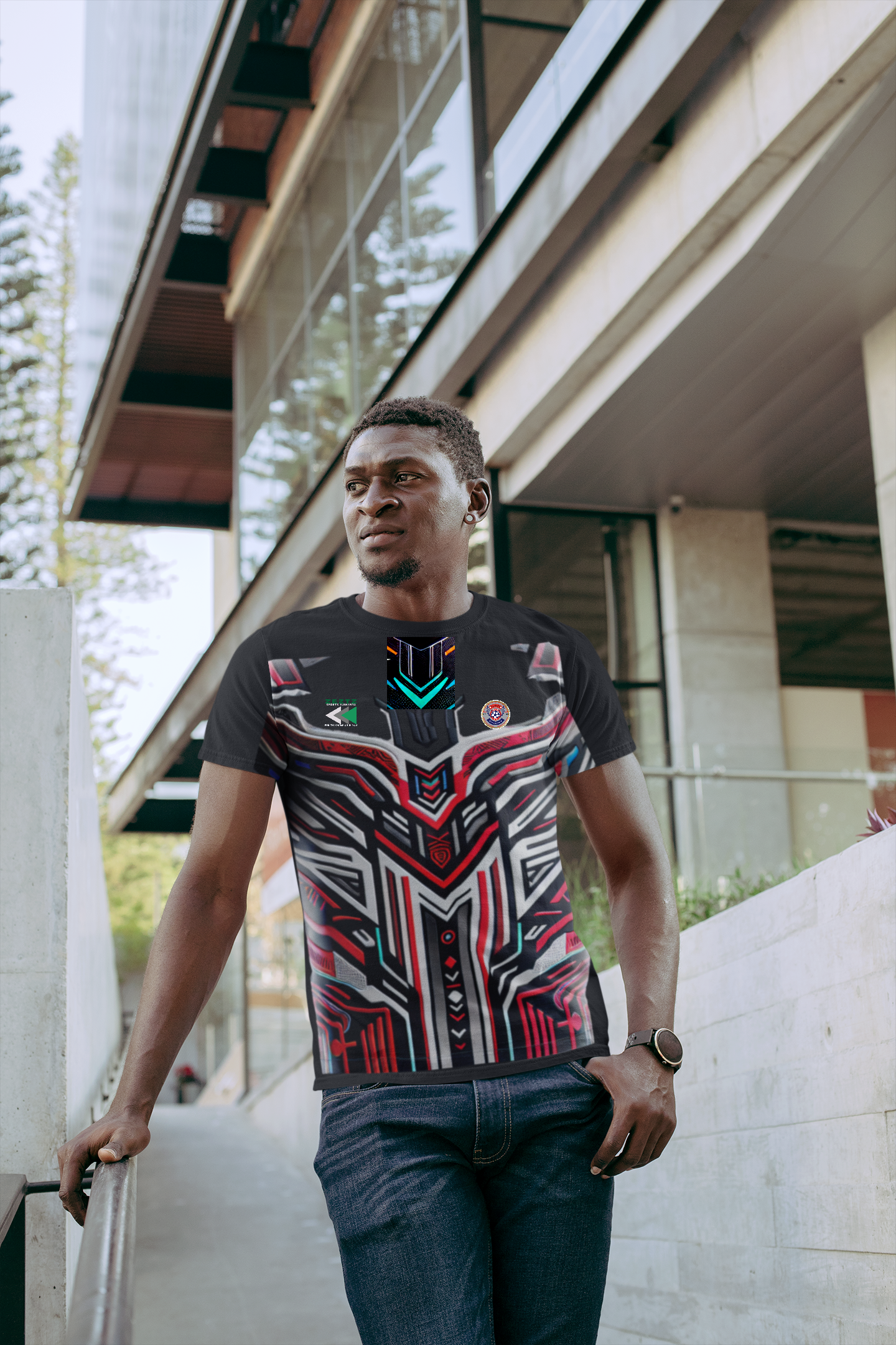 Men's Sports Jersey_ Series UWD 063_ Limited Edition Stylish Soccer T-shirt by WesternWaves: