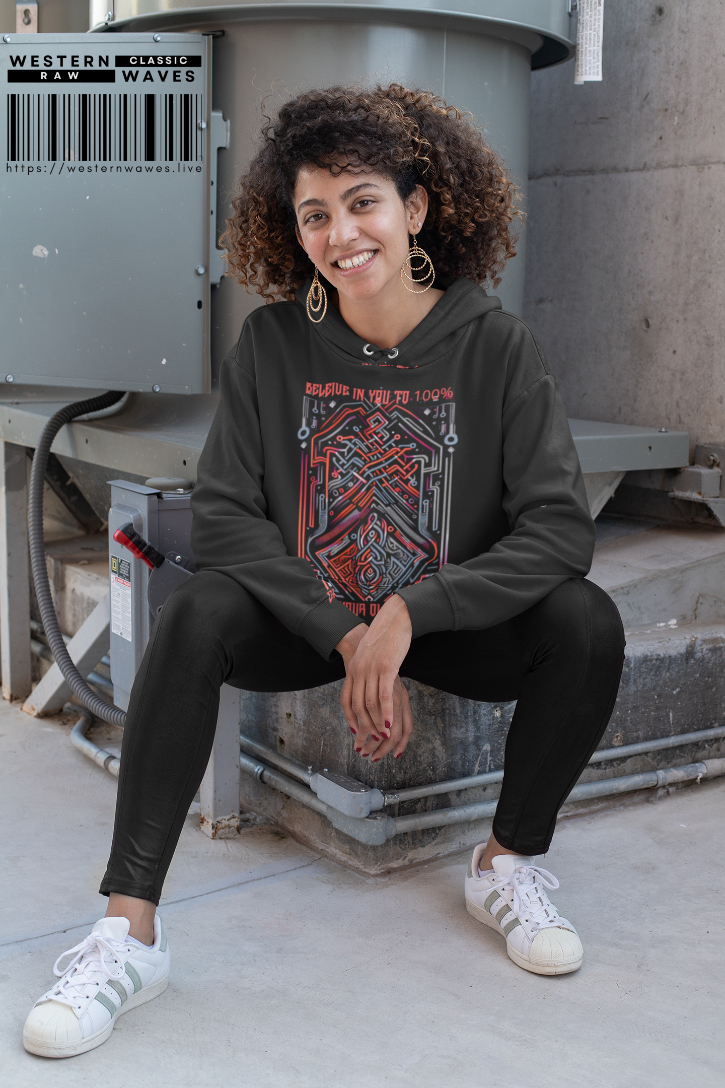 Unisex Lightweight Hooded Sweatshirt_ Series UWD 0052_ Limited Edition Streetwear Classic by WesternWaves: