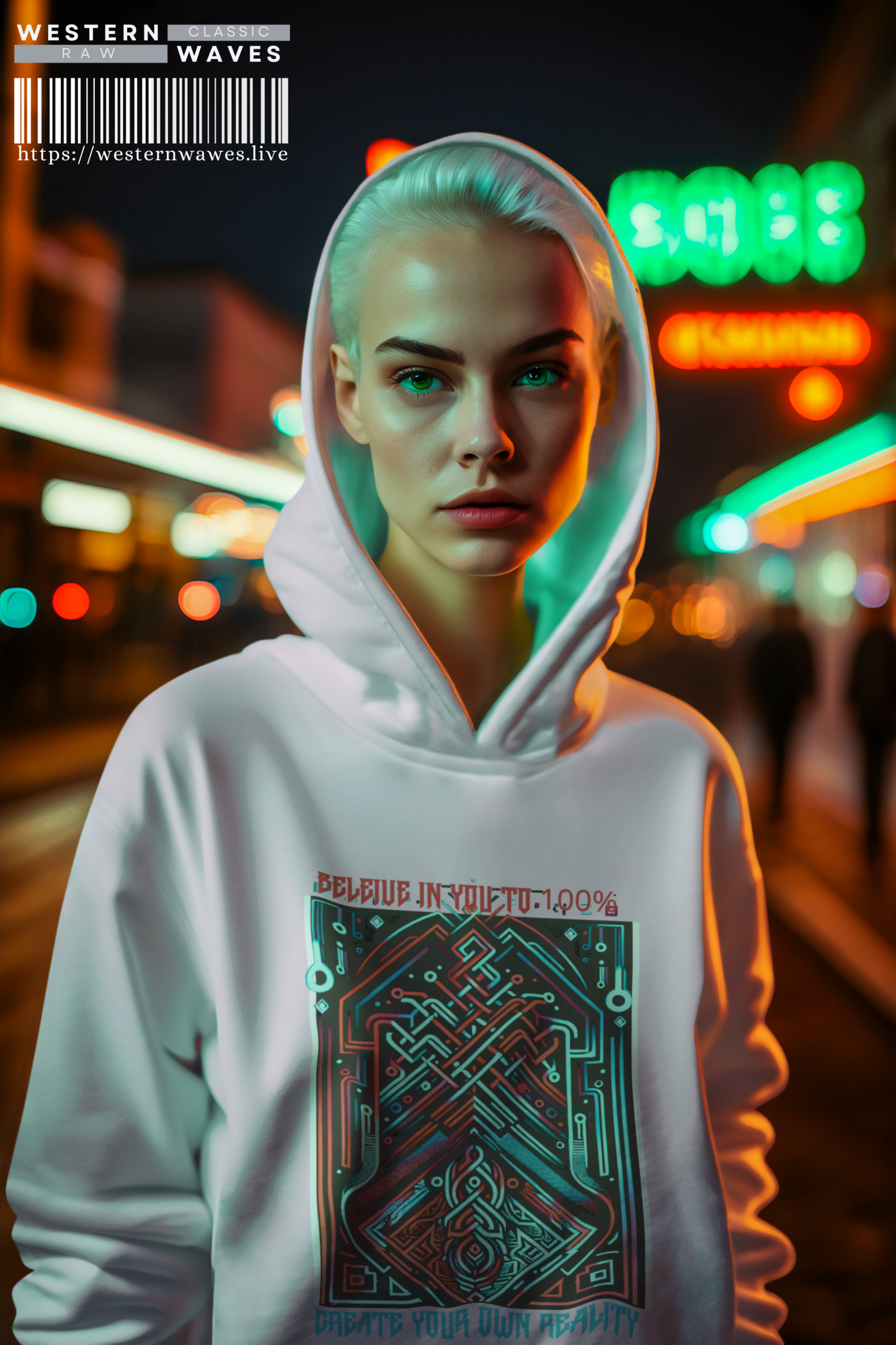 Unisex Lightweight Hooded Sweatshirt_ Series UWD 0052_ Limited Edition Streetwear Classic by WesternWaves:
