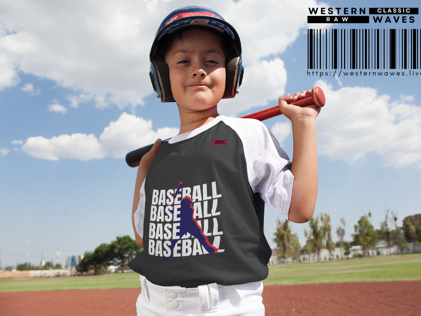 Unisex Baseball Tournament Raglan Shirt_ Series N8+ USBBTRS PT2WWW001_ Limited Edition Vintage Sports Tee by WesternWaves: