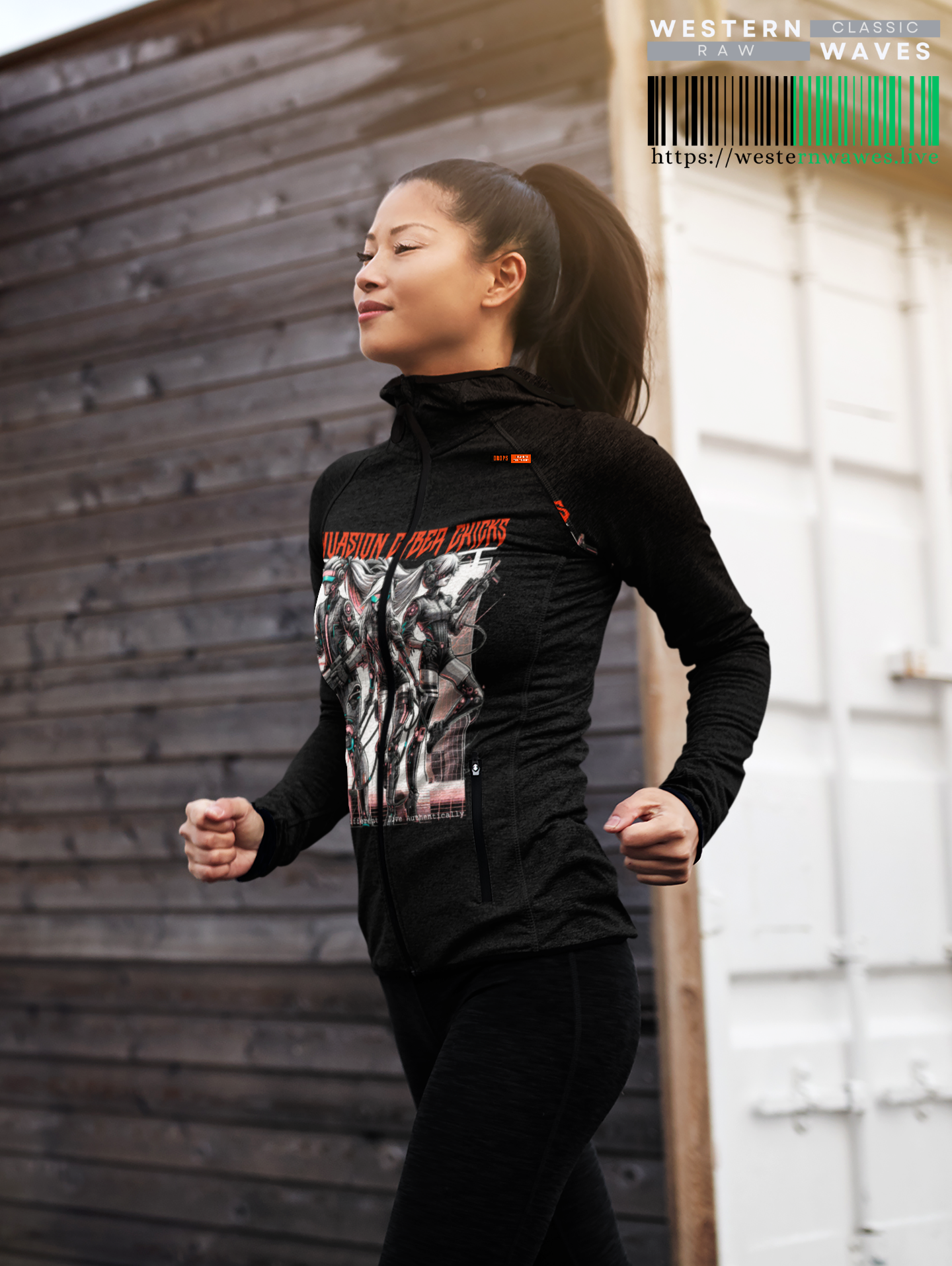 Unisex Full Zip Hoodie_ Series N8+ USFZH PT2WW002_ SHD 001_ 25 Sep 2025_ Limied Edition Cool Weather Streetwear by WesternWaves: