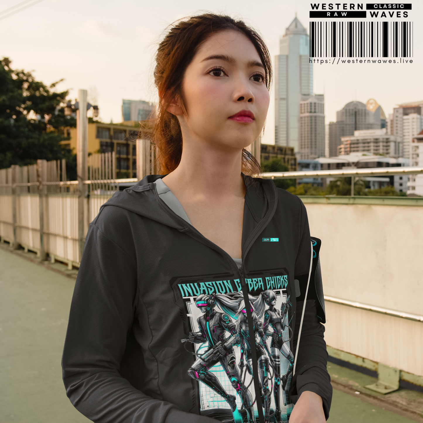 Unisex Full Zip Hoodie_ Series N8+ USFZH PT2WW002_ SHD 001_ 25 Sep 2025_ Limied Edition Cool Weather Streetwear by WesternWaves: