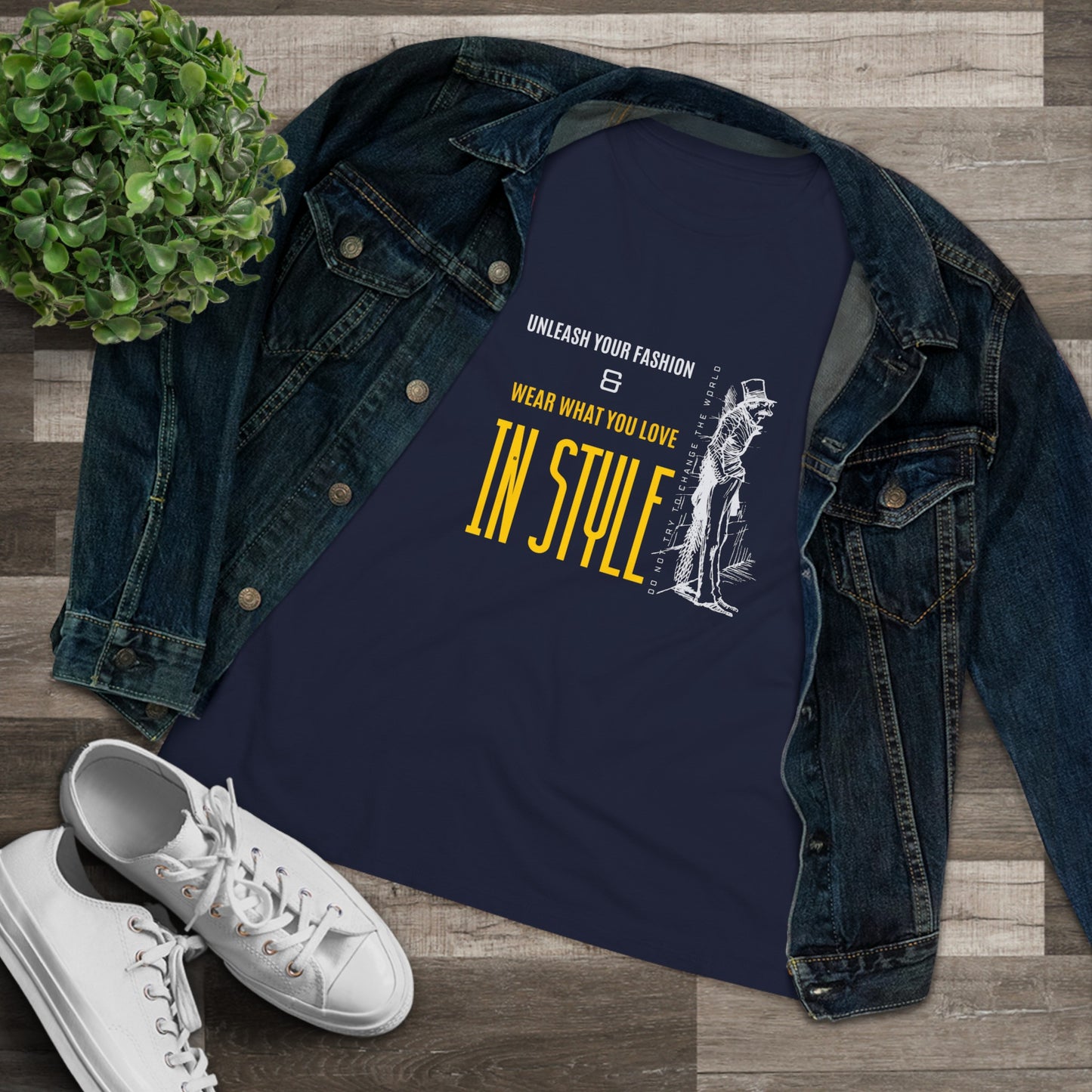 Women's Cotton Tee_ N2+ Series WCTEE PT2WW002_ Cozy Comfort Limited Edition by WesternWaves: