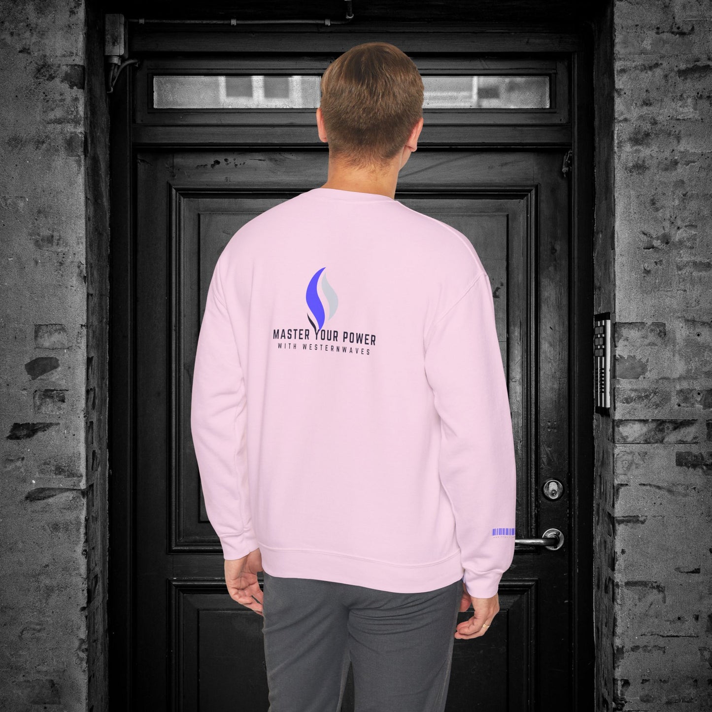 Unisex Heavy Blend™ Crewneck Sweatshirt_ N2+ Series UHBCSS PT2WW028_ Limited Edition Pure Luxury By WesternWaves: