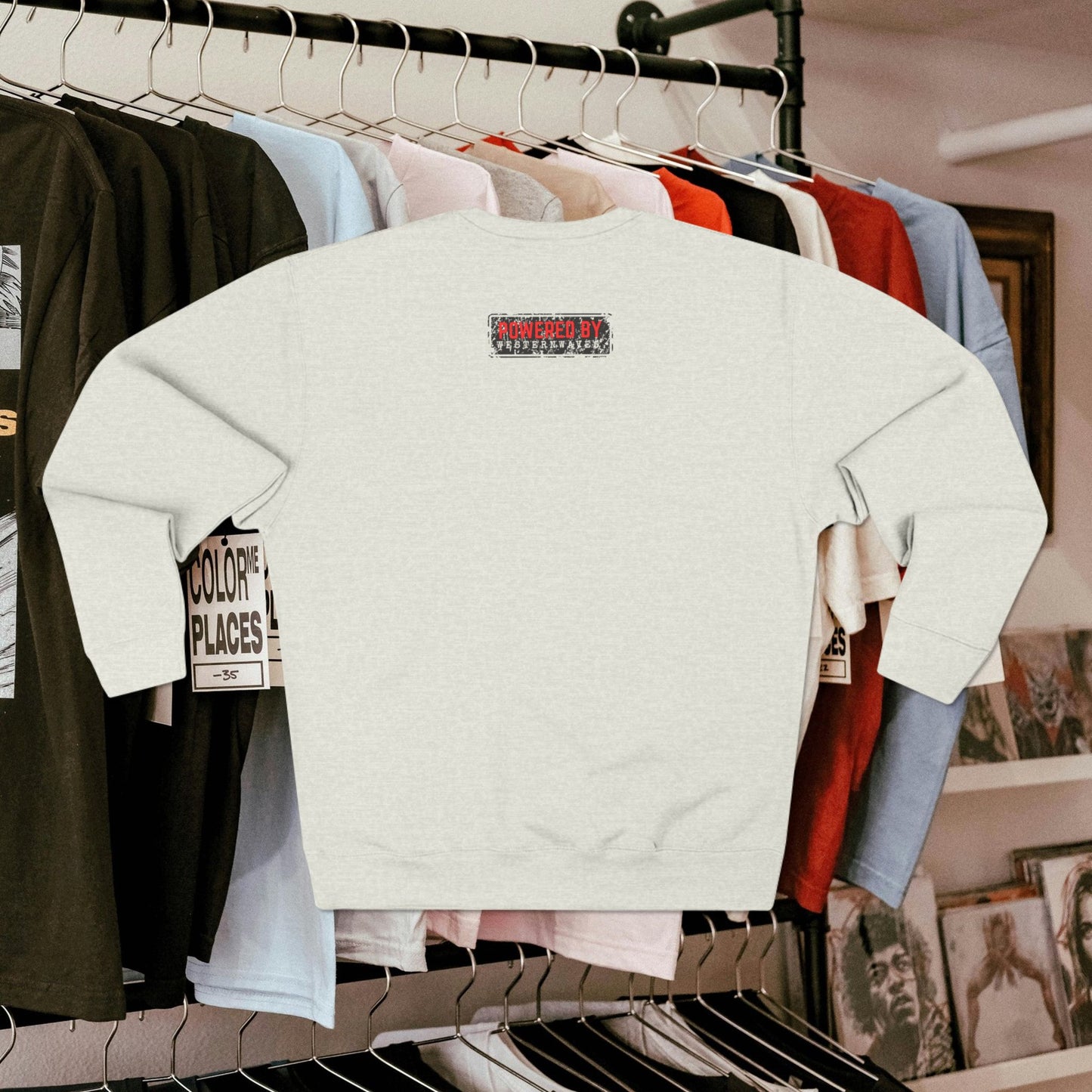 Unisex Crewneck Sweatshirt_ 03 July 2025_ Limited Edition Casual Loungewear by WesternWaves: