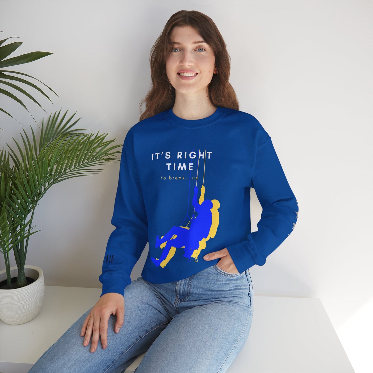 Unisex Heavy Blend™ Crewneck Sweatshirt_ N3+ Series UHBCSS PT2WW020_ Limited Edition by WesternWaves: