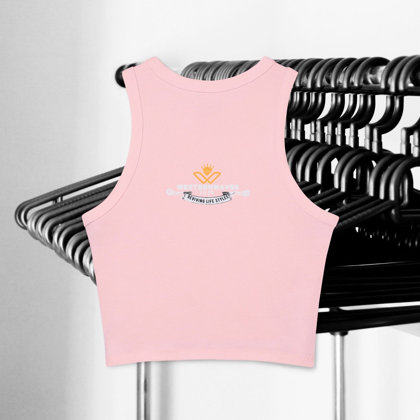 Women's Micro Rib Racer Tank Top_ N2+ Series WMRRT PT2WW005_ Limited Edition Style & Comfort by WesternWaves: