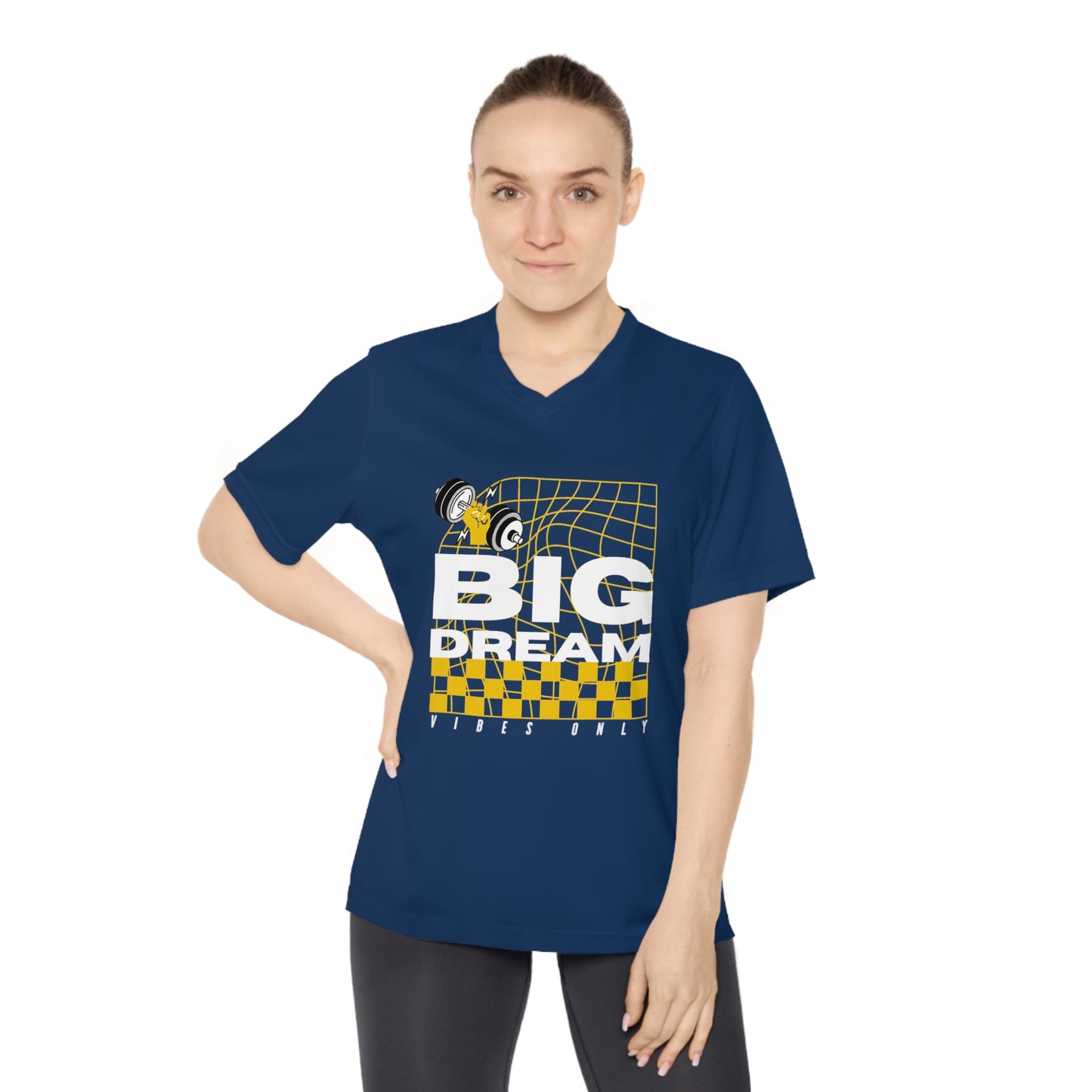 Women's Performance V-Neck T-Shirt_ N3+ Series WPVNTS PT2WW002_ Limited Edition Reliable Companion by WesternWaves: