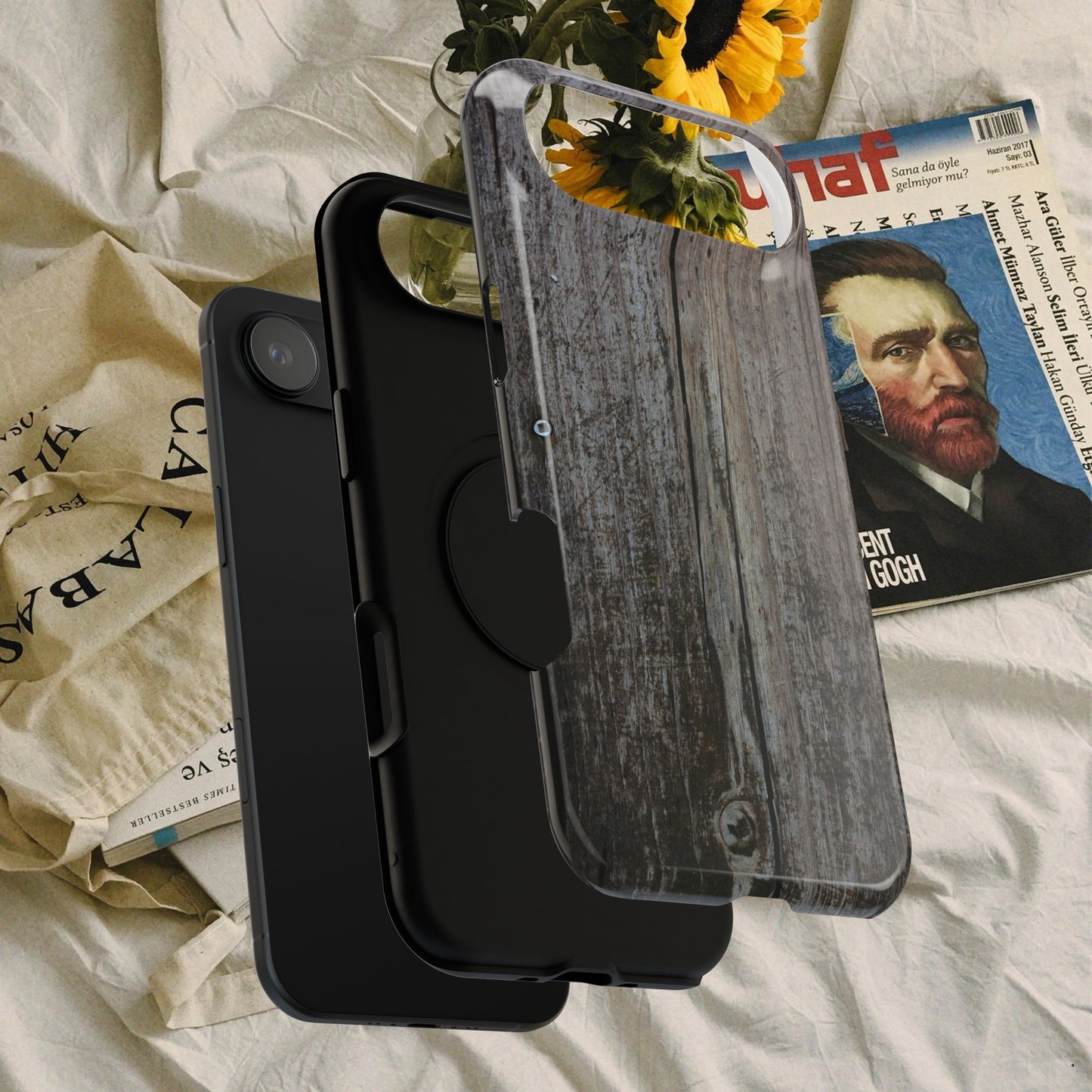 Impact-Resistant Tough Cases_ iPhone Case_ Series N8+ TCPCASE PT2WW006_ Limited Edition Wooden Grain Phone Case for iPhones by WesternWaves: