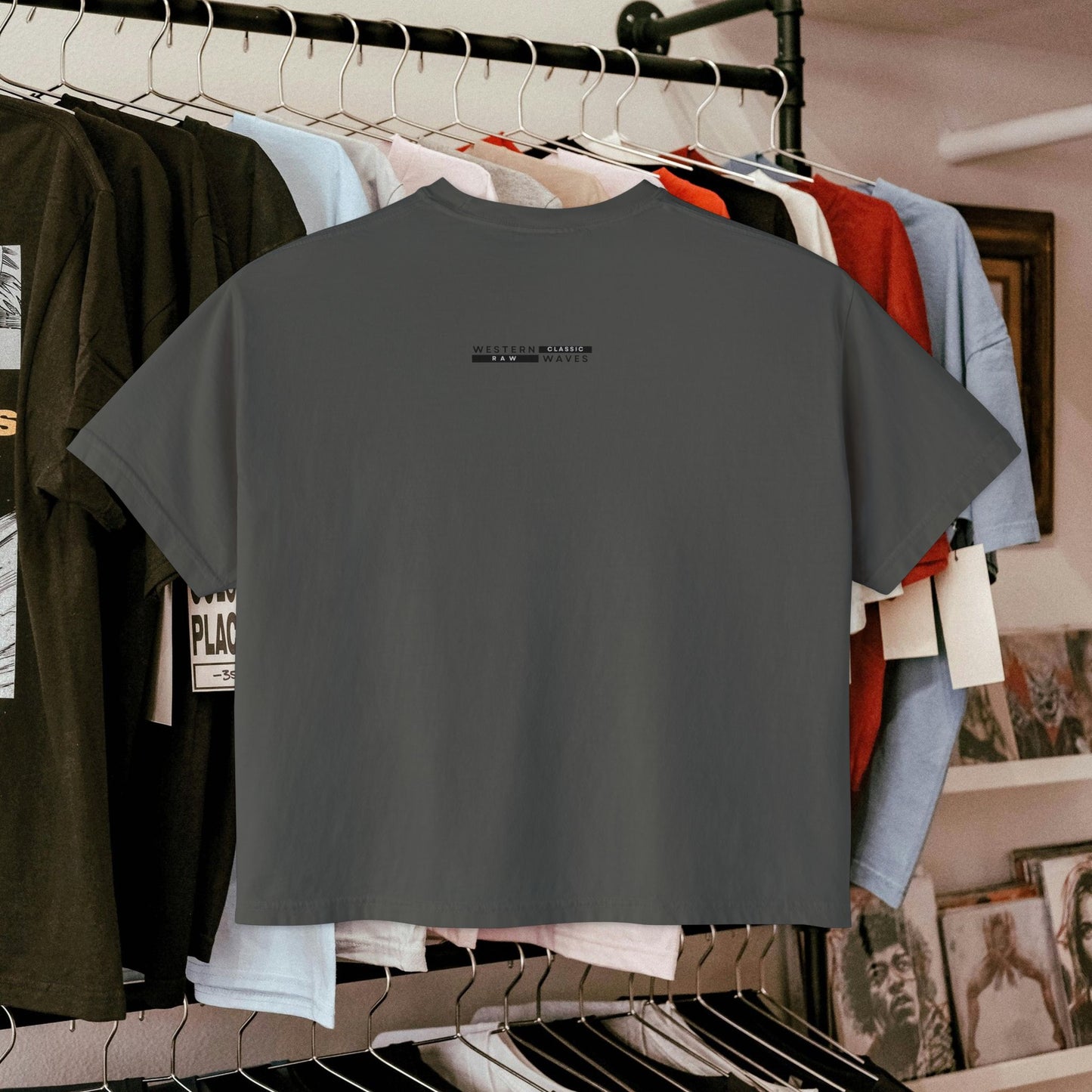 Women's Boxy Tee_ N3+ Series WBTEE PT2WW001_ limited edition by WesternWaves: