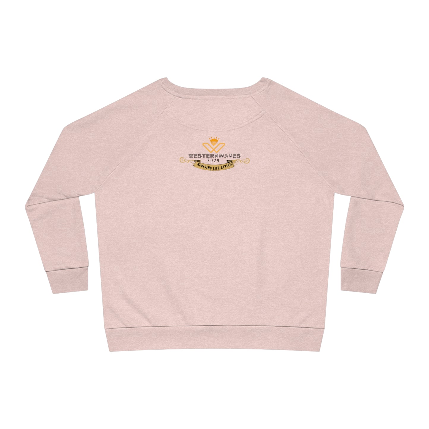 Women's Dazzler Relaxed Fit Sweatshirt _ N2+ Series WDRFSS PT2WW003_ Limited Edition Attribution to Stanley/Stella by WesternWaves: