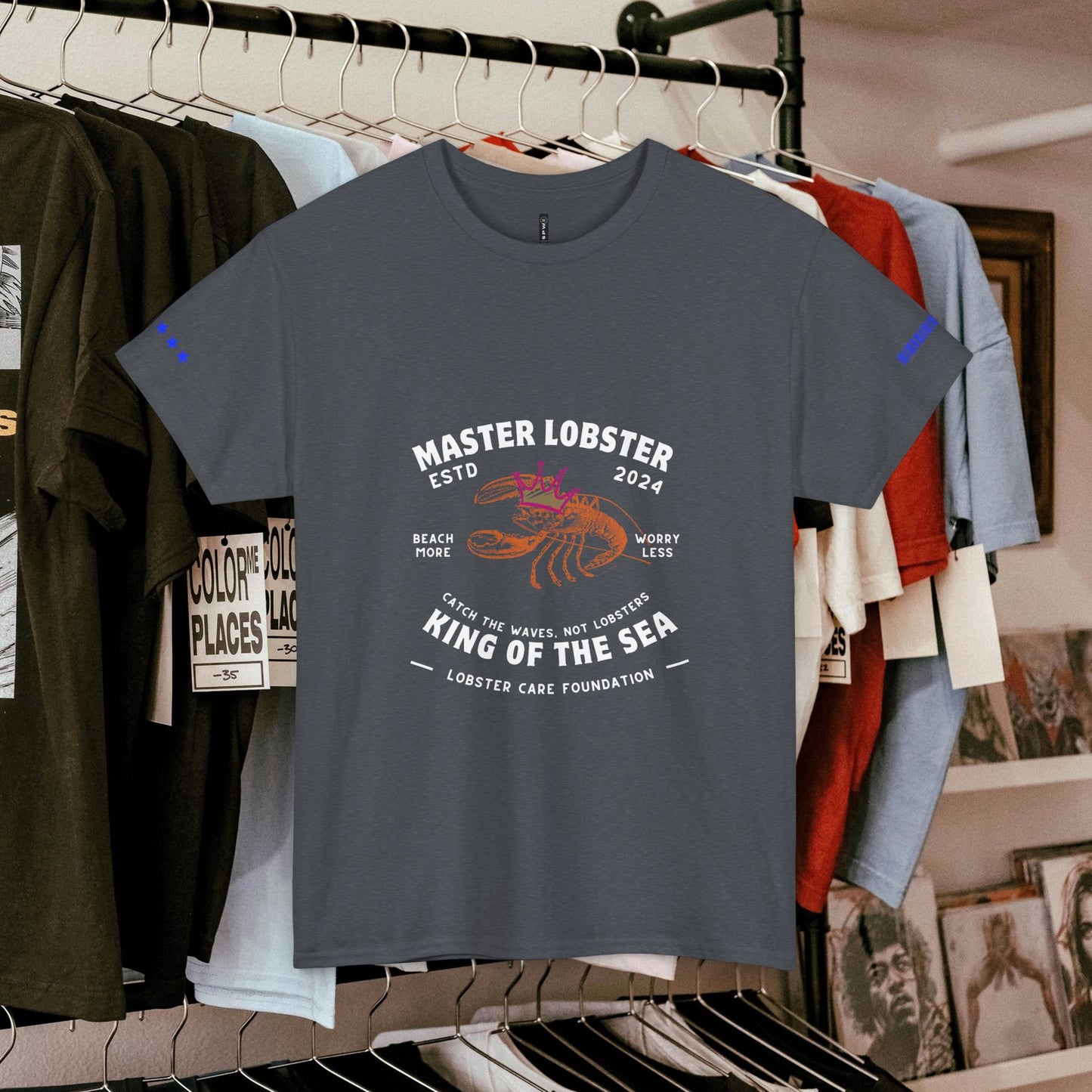 Unisex Heavy Cotton Tee_ Crafted from premium 100% cotton_ N2+ Series UHCT PT2WW009_ Limited Edition Maximum Comfort by WesternWaves: