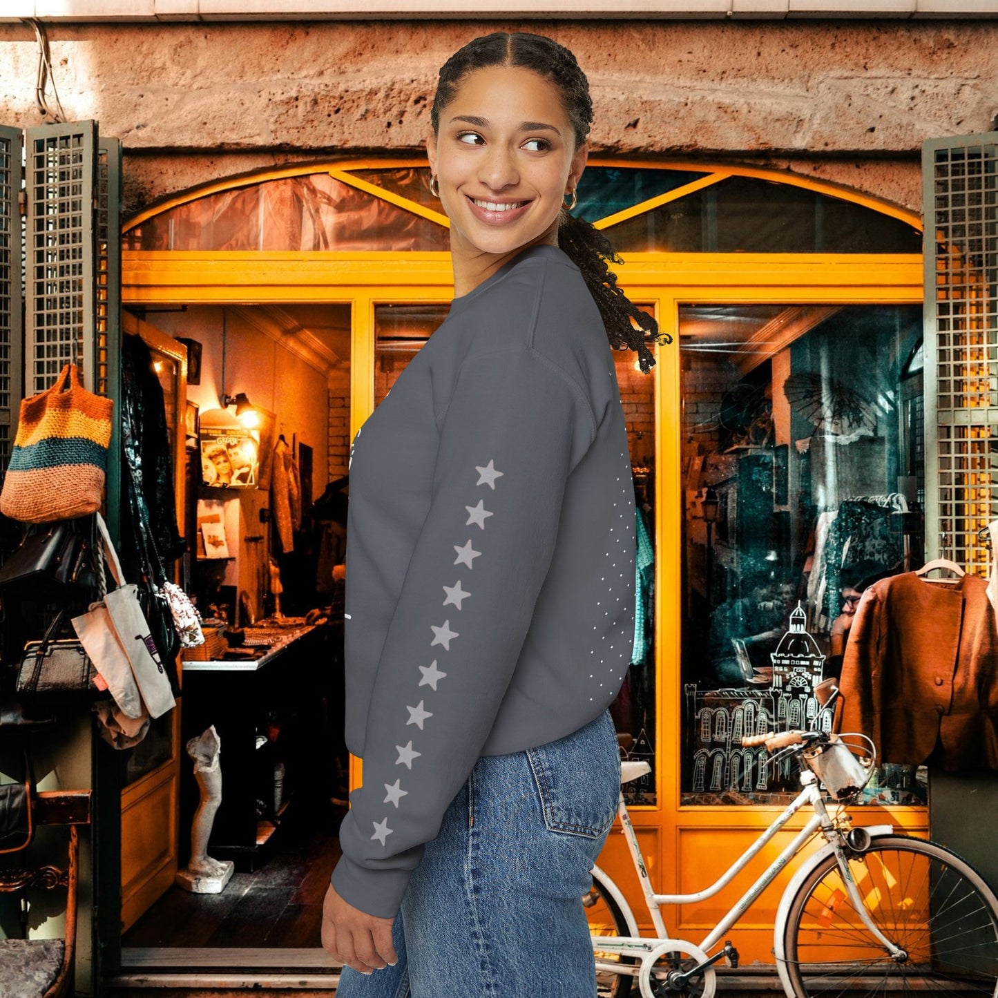 Unisex Heavy Blend™ Crewneck Sweatshirt_ N2 Series UHBCSS PT2WW019_ Limited Edition Pure Luxury By WesternWaves: