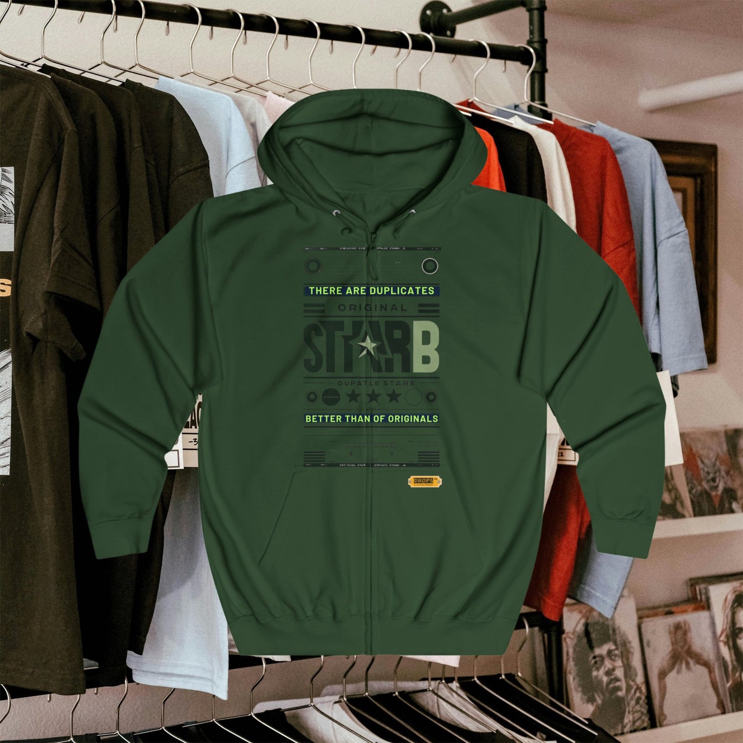 Unisex Full Zip Hoodie_ 22 June 2025_ Limited Edition, Casual Wear in Street Style by WesternWaves: