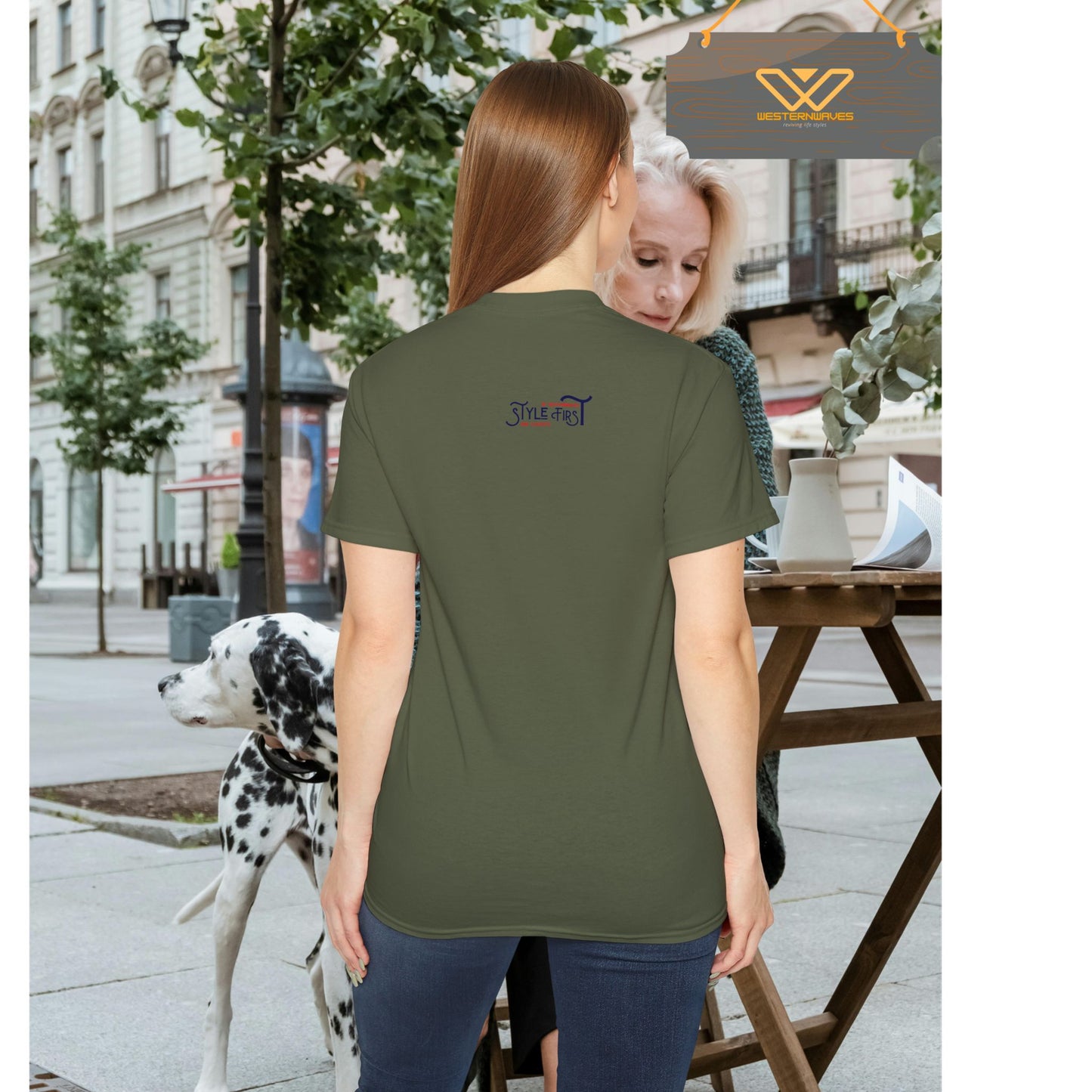 Unisex Ultra Cotton Tee_ Classic Comfort Unleashed_ N2* Series USUCTEE PT2WW009_ Limited Edition Maximum Comfort & Style by WesternWaves: