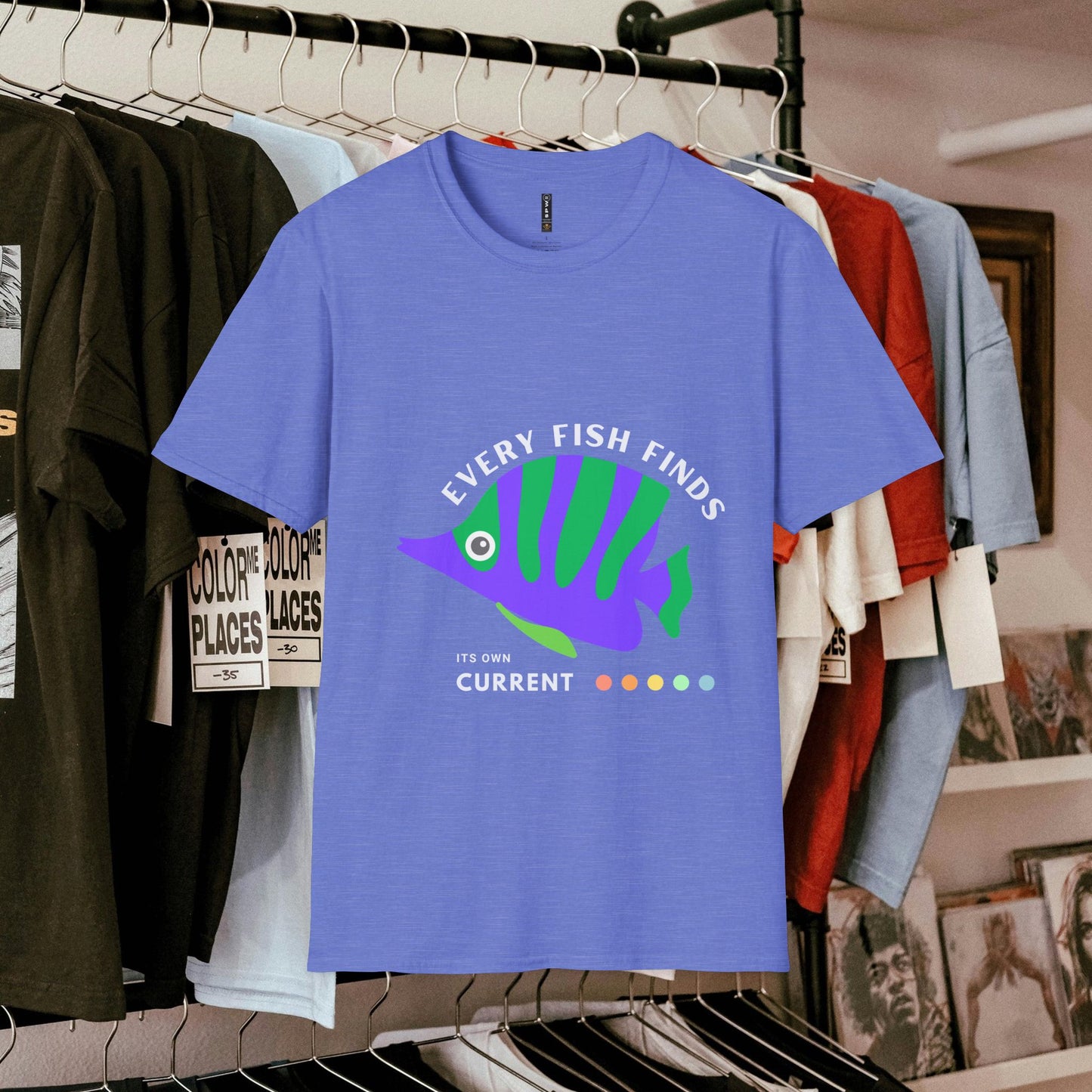 Unisex Softstyle T-Shirt_ N+ Series USSTS FT2WW010_ Limited Edition by WesternWaves: