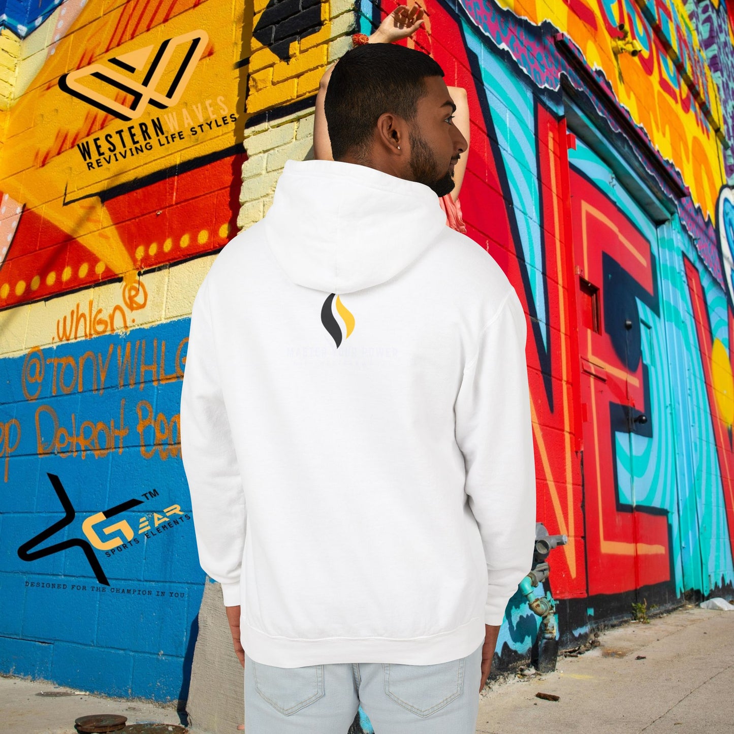 Unisex Lightweight Hooded Sweatshirt – N2+ Series USLWHSS PT2WW008_ Limited Edition Crafted Comfort by WesternWaves: