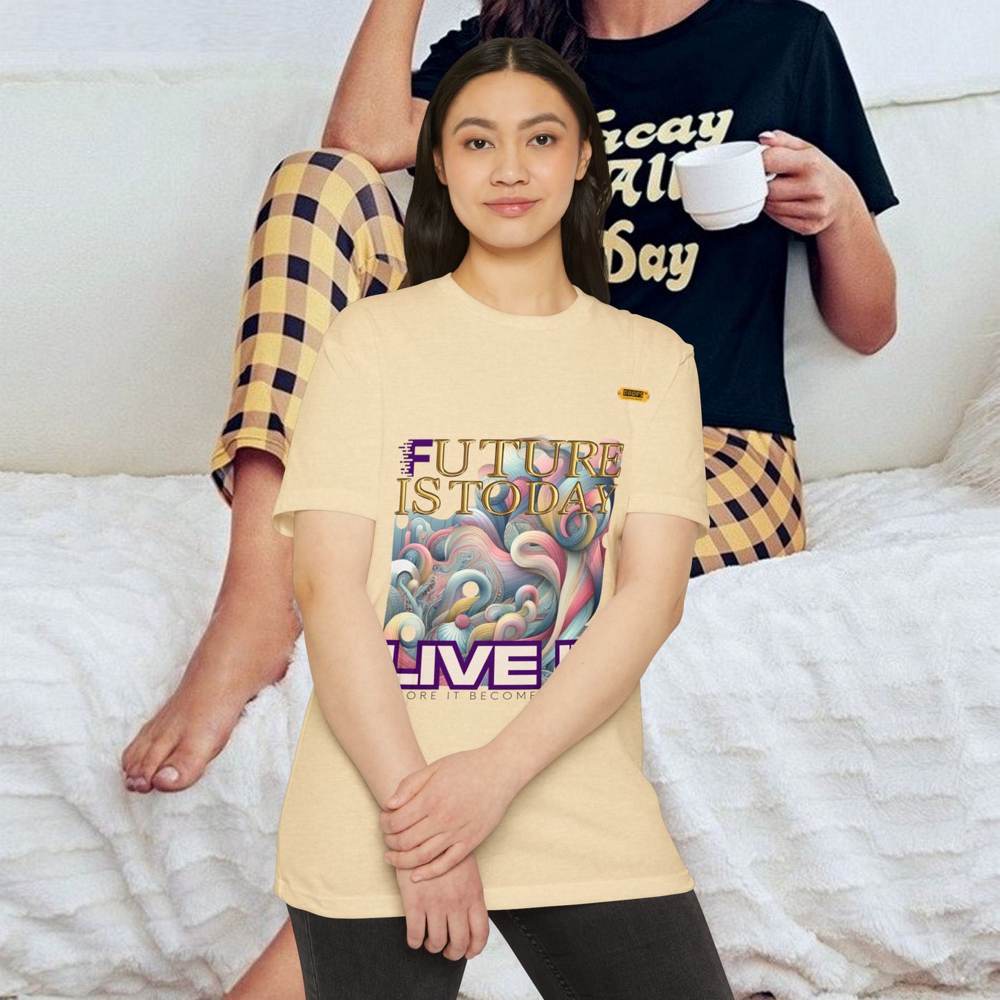 Unisex CVC Jersey T-shirt_ 16 June 2025_ Limited Edition Casual Fashion by WesternWaves: