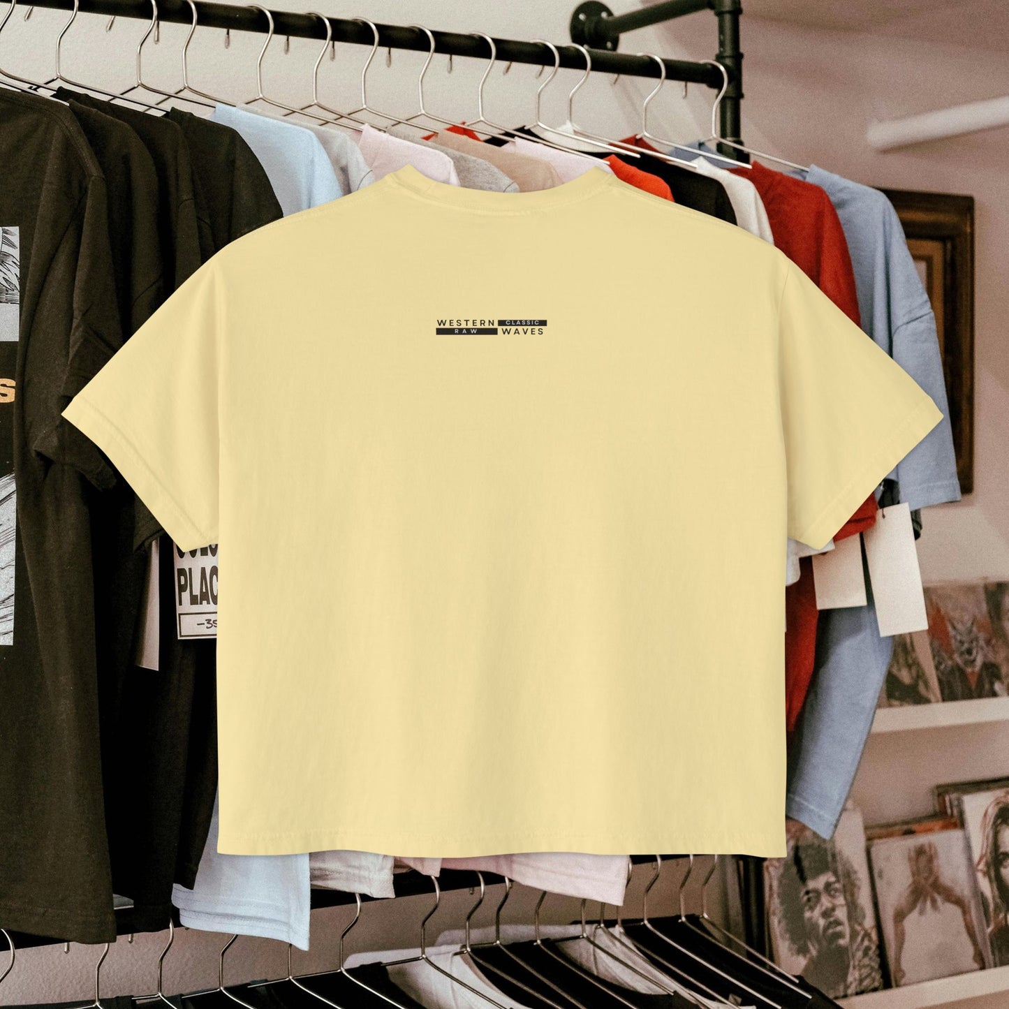 Women's Boxy Tee_ N3+ Series WBTEE PT2WW001_ limited edition by WesternWaves: