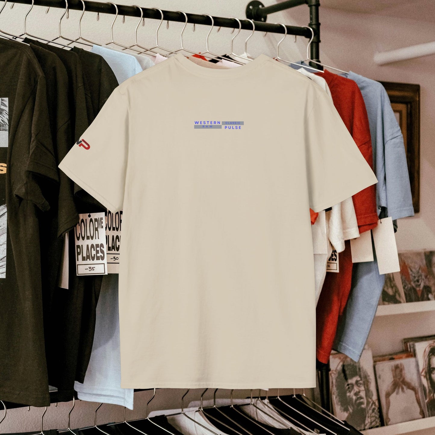 Every Line Graphic Unisex Softstyle T-Shirt | Retro Art Tee, Casual Wear, Gift for Art Lovers, Streetwear, Everyday Style
