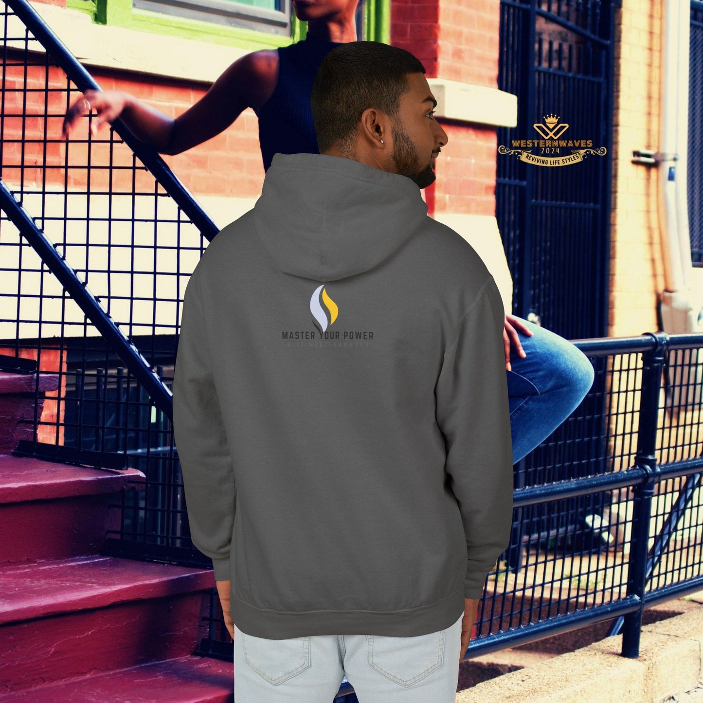 Unisex Lightweight Hooded Sweatshirt – N2+ Series USLWHSS PT2WW011_ Limited Edition Crafted Comfort by WesternWaves: