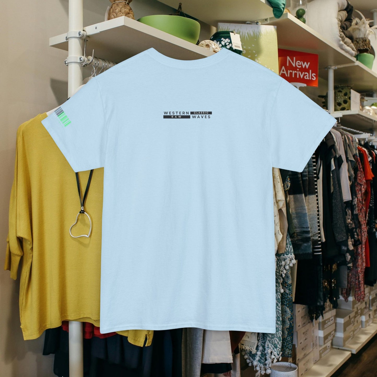 Unisex Heavy Cotton Tee_ Crafted from premium 100% cotton_ N2 Series UHCT PT2WW001_ Limited Edition Comfort & Durability by WesternWaves: