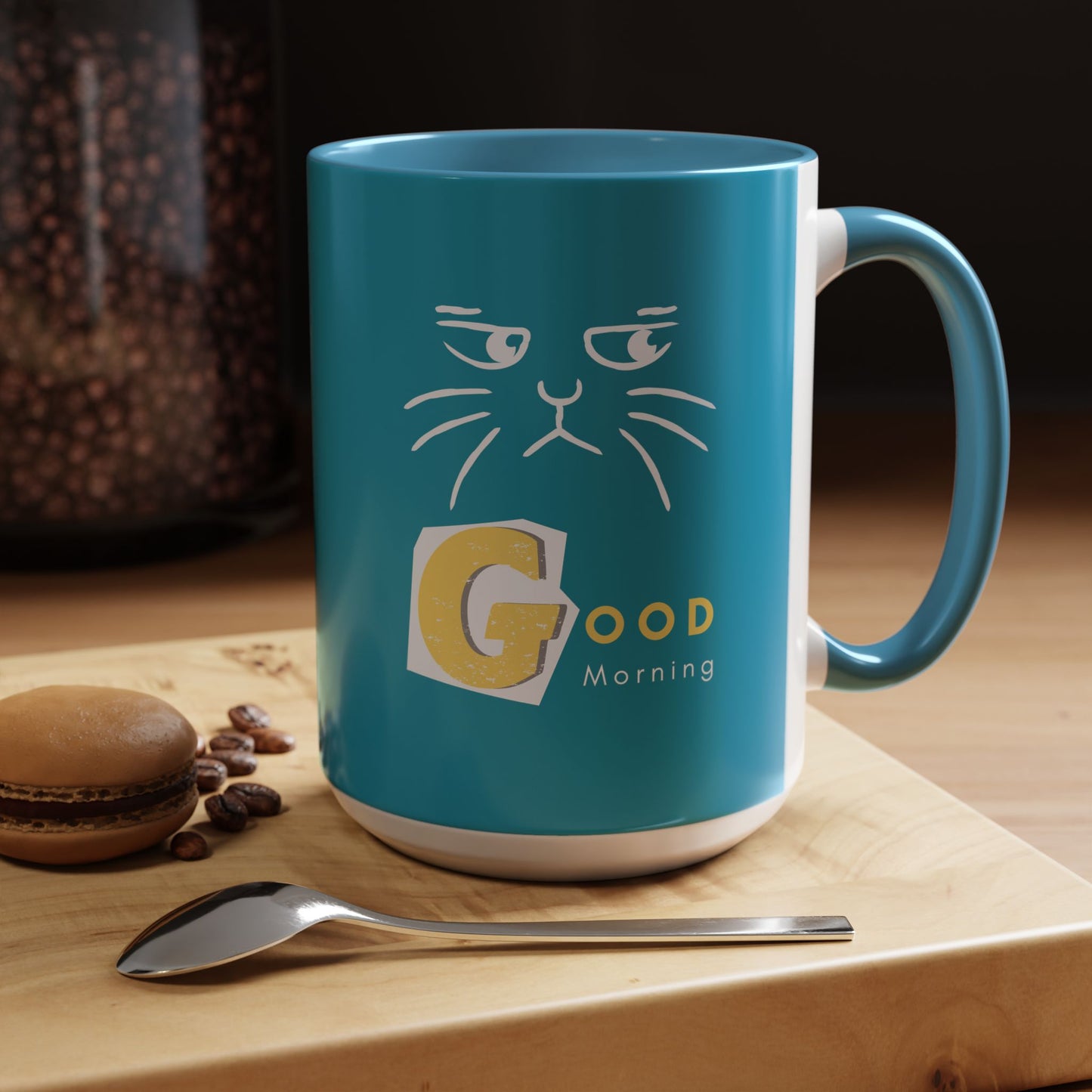 Accent Coffee Mug (11, 15oz)_ N+ Series ACMUG PT2WW006_ Limited Edition Mug by WesternWaves