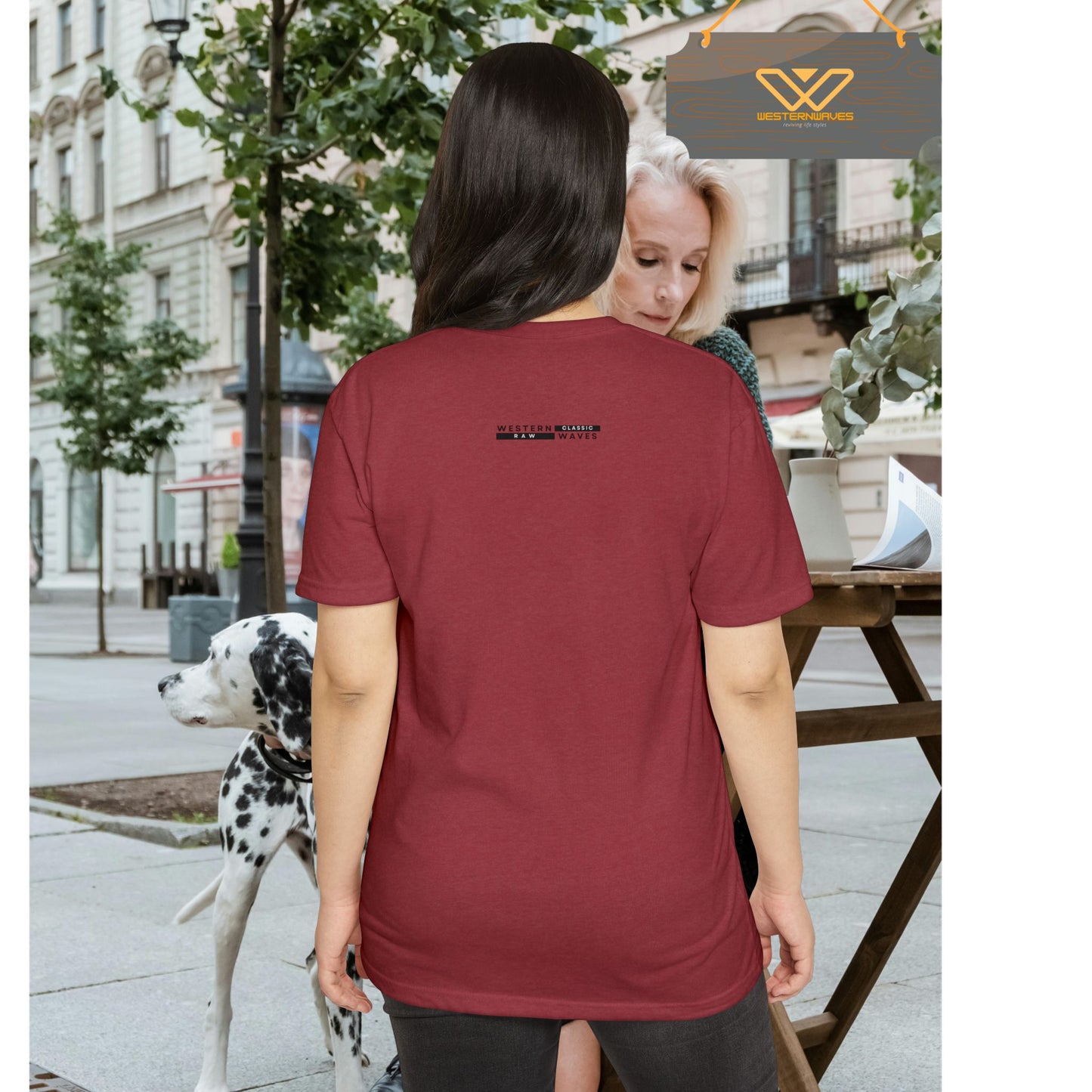 Unisex CVC Jersey T-shirt_ 16 June 2025_ Limited Edition Casual Fashion by WesternWaves: