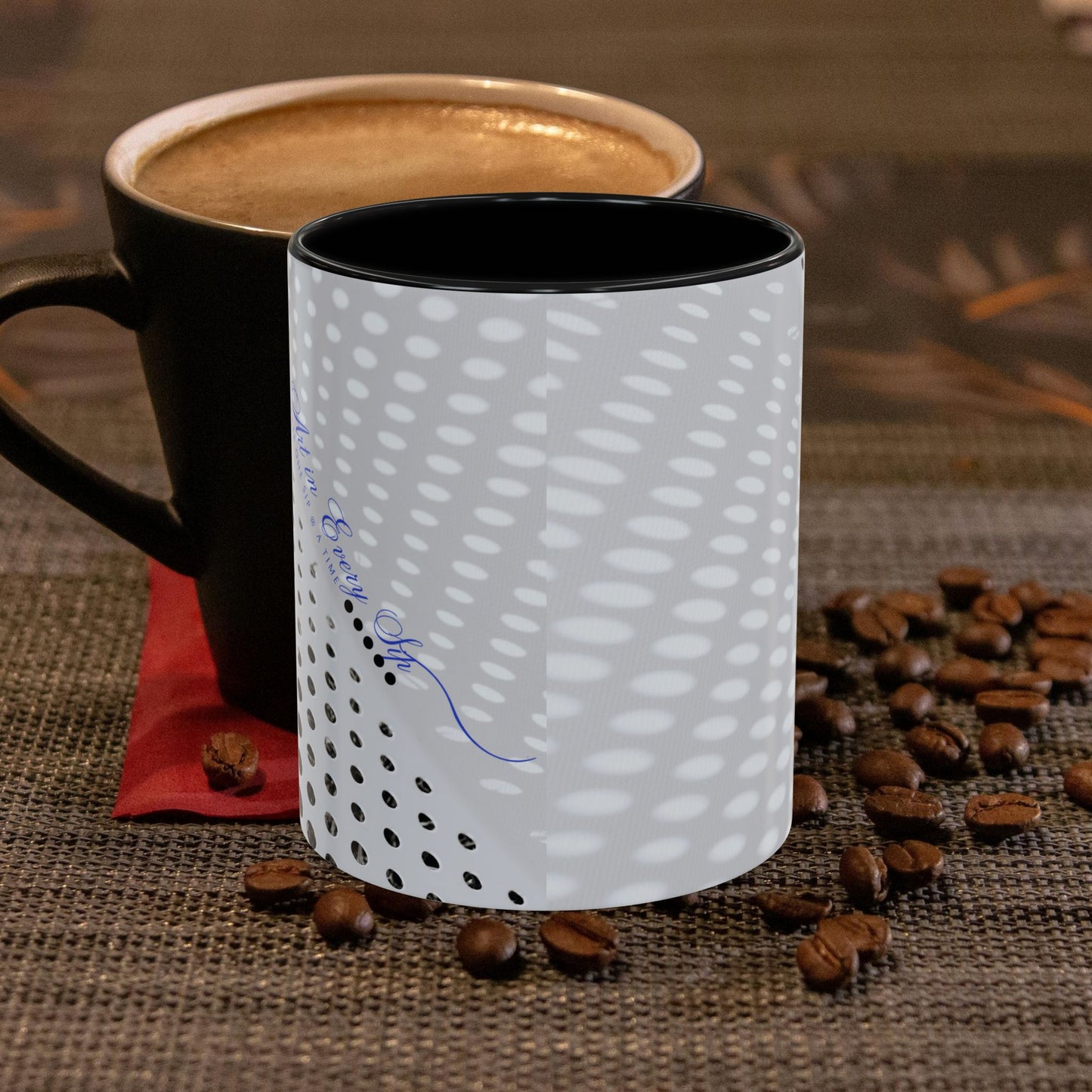 Accent Coffee Mug 11, 15oz_ N3+ Series ACM11OZ PT2WW020_ Limited Edition Perfect Blend of Style by WesternWaves:
