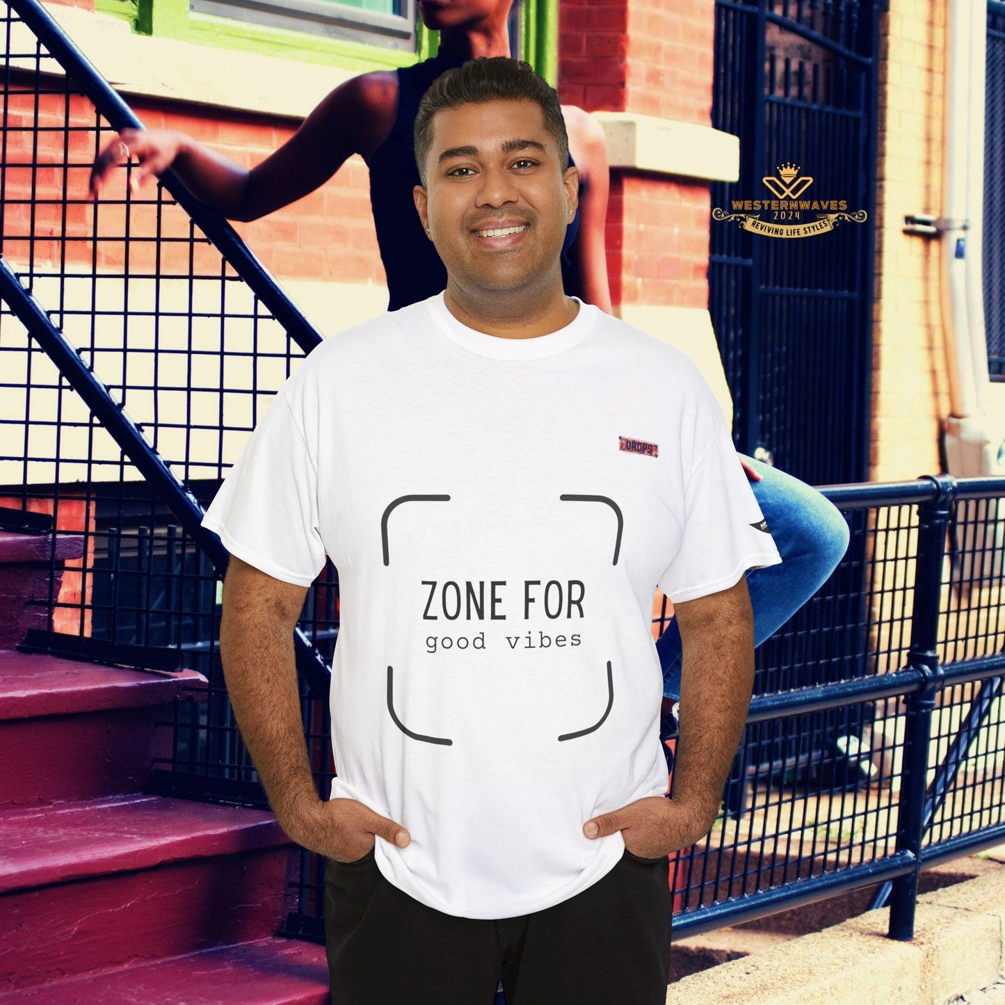 Unisex Heavy Cotton Tee_ 20 July 2025_ Limited Edition Unique Summer Wear_ by WesternWaves: