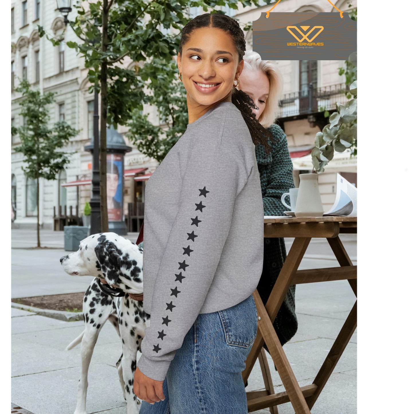 Unisex Heavy Blend™ Crewneck Sweatshirt_ N3+ Series UHBCSS PT2WV010_ Limited Edition Timeless Style by WesternWaves:
