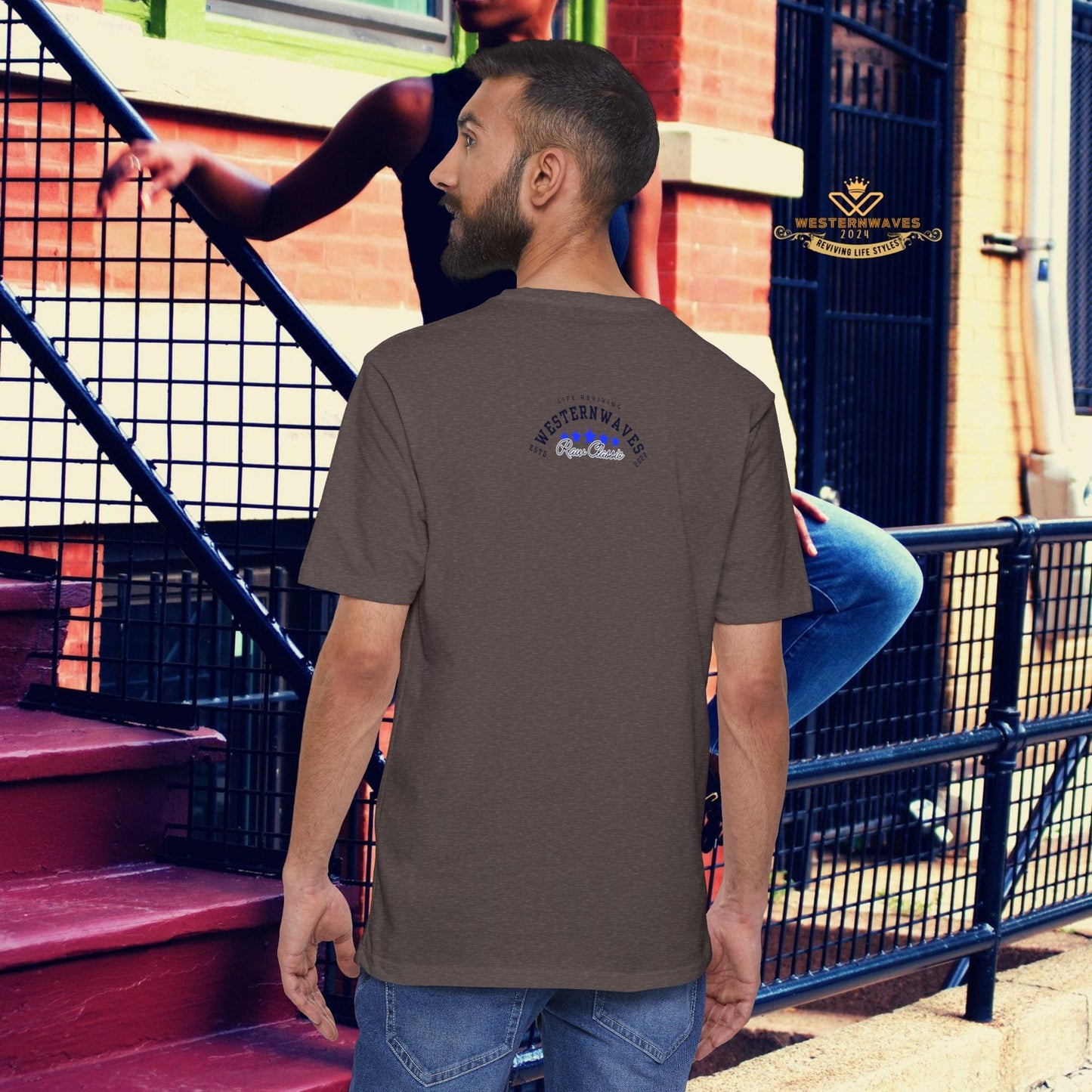 Unisex District® Re-Tee®_ N Series USDRR_ PT2WW001_ Sustainable Style by WesternWaves: