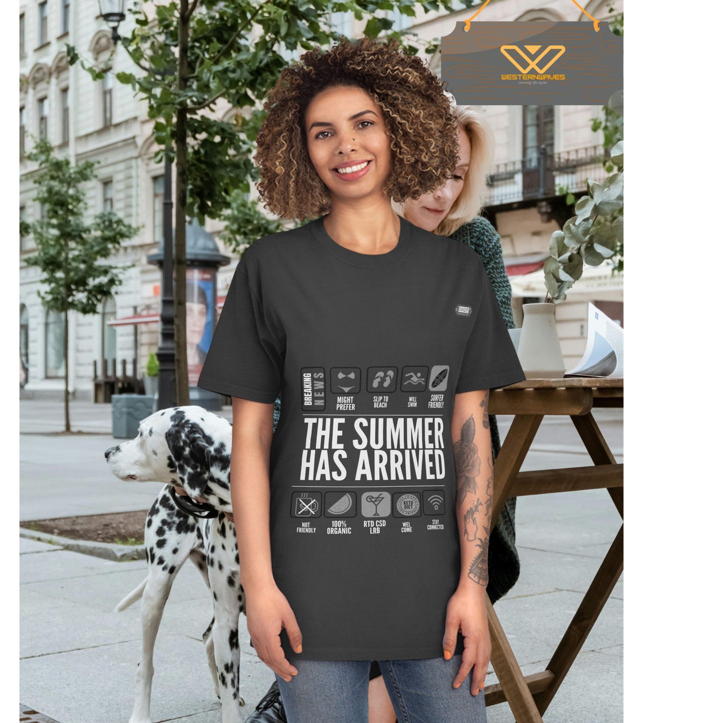 Unisex Faded Shirt_ N8* Series USFADEDSHIRT PT2WW001_ Limited Edition Warm Vibes by WesternWaves: