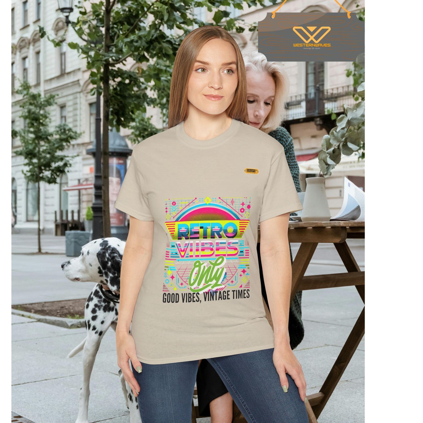 Unisex Ultra Cotton Tee_ 18 June 205_ Limited Edition Casual Wearin Vintage Style by WesternWaves: