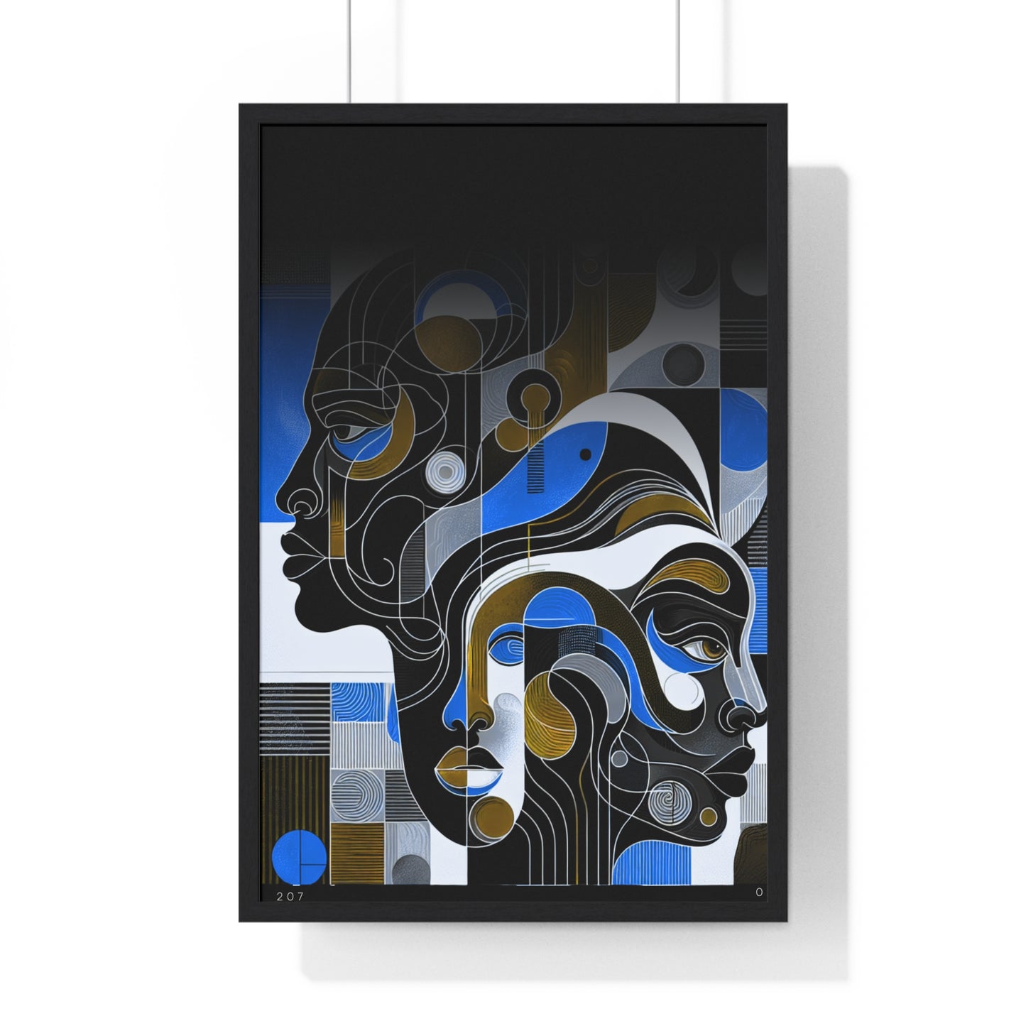 Vertical Framed Poster_ Series N8 VFP PT2WW001_ Limited Edition Home Deco by WesternWaves: