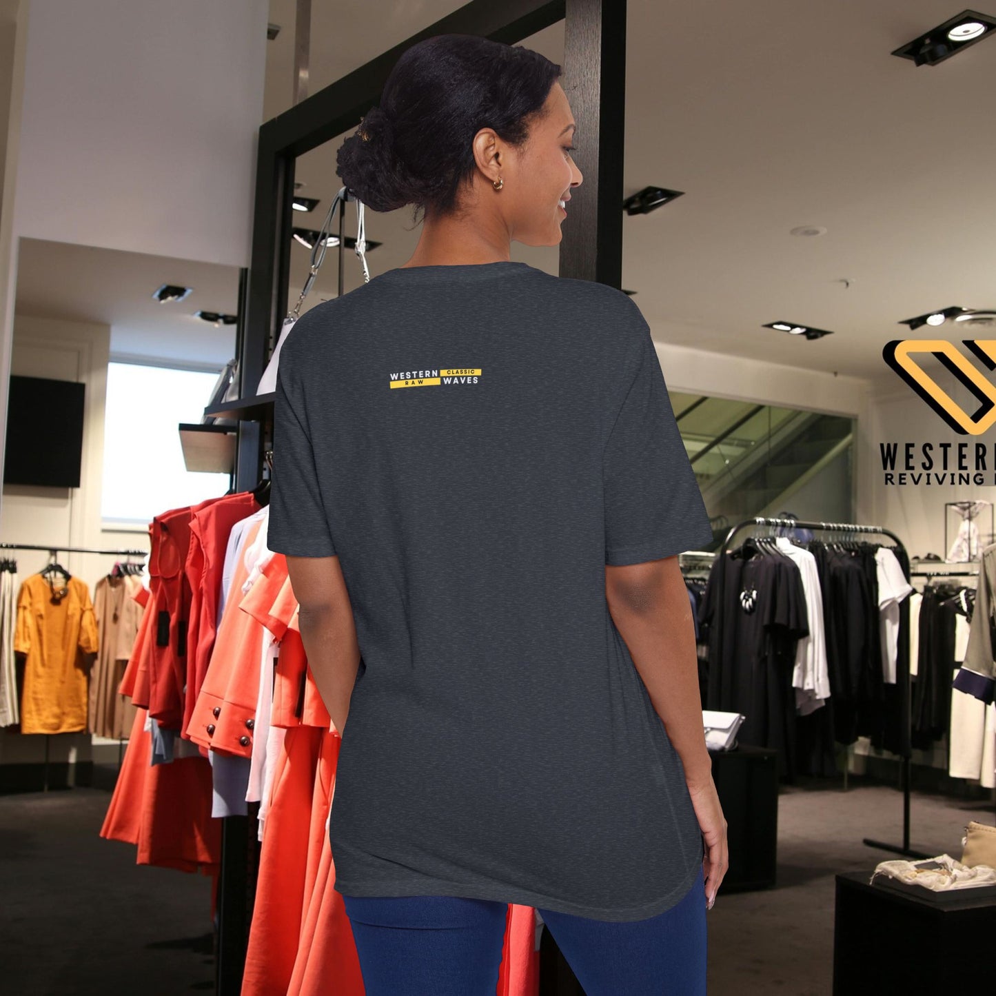 Unisex District® Re-Tee®_ N Series USDRR_ PT2WW002_ Sustainable Style by WesternWaves: