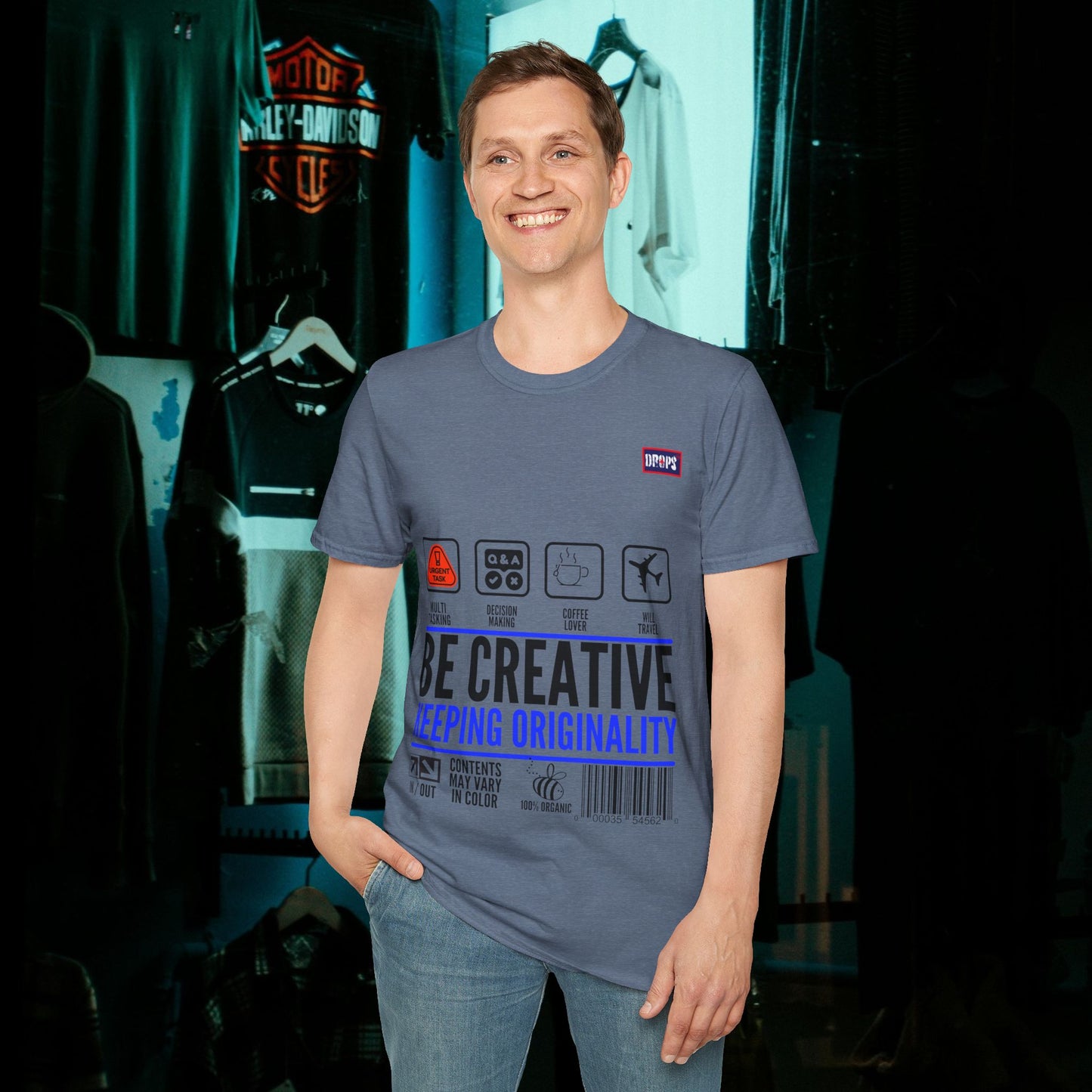 Unisex Softstyle T-Shirt_ N2+ Series USSTS FT2WW007_ Redefine Relaxation Limited Edition by WesternWaves: