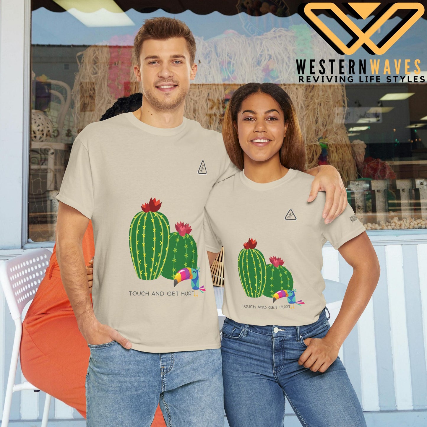 Unisex Heavy Cotton Tee_ Crafted from premium 100% cotton_ N2 Series UHCT PT2WW001_ Limited Edition Comfort & Durability by WesternWaves: