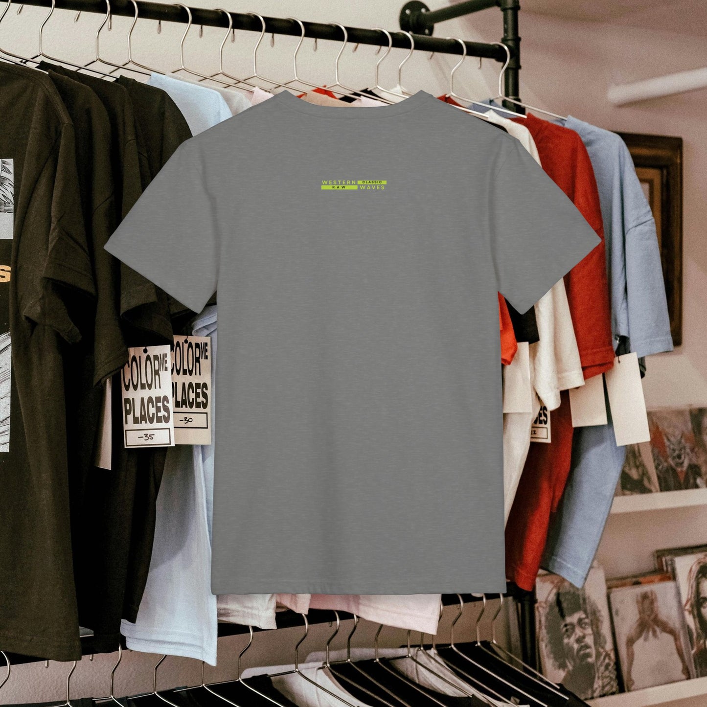 Unisex Sueded T-Shirt_ N8* Series USSTSHIRT_ Limited Edition Casual Elegance by WesternWaves: