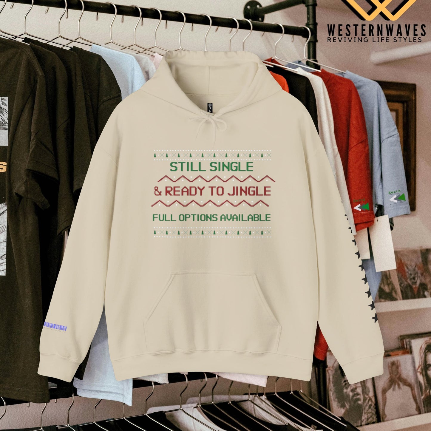 Unisex Heavy Blend™ Hooded Sweatshirt_ N2+ Series USHBHSS PT2WW007_Limited Edition Pinnacle of Comfort & Style by WesternWaves: