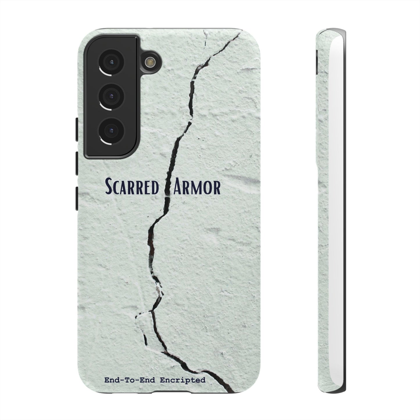 Tough Cases_ Samsung Galaxy Phone Case_ Series N8+ TCPCASE PT2WW003_ Limited Edition Scarred Armor Design Samsung Galaxy Phone Cases by WesternWaves: